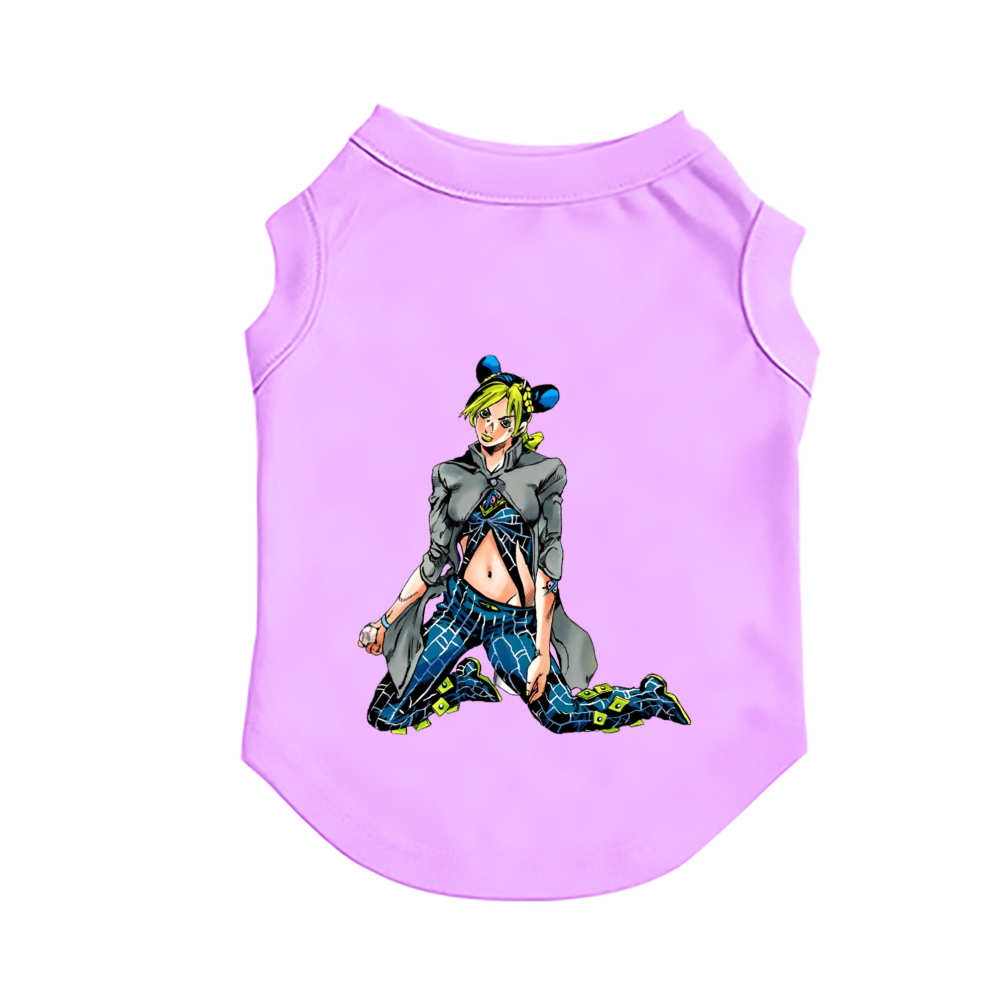 （画像用） "ジョジョの奇妙な冒険 くうじょう ジョリーン JoJo's Bizarre Adventure Jolyne Cujoh " ペット用ベスト