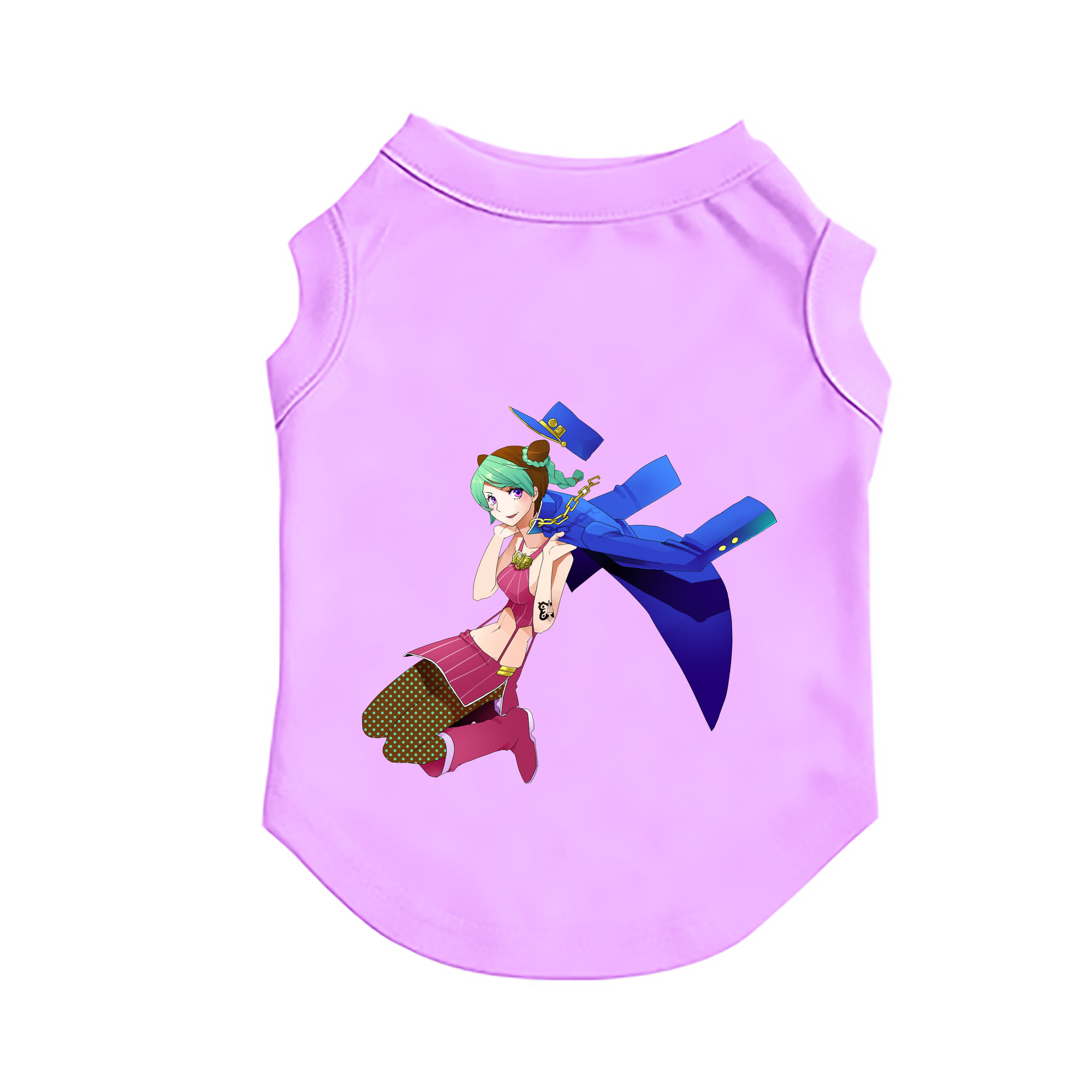 （画像用） "ジョジョの奇妙な冒険 くうじょう ジョリーン JoJo's Bizarre Adventure Jolyne Cujoh " ペット用ベスト