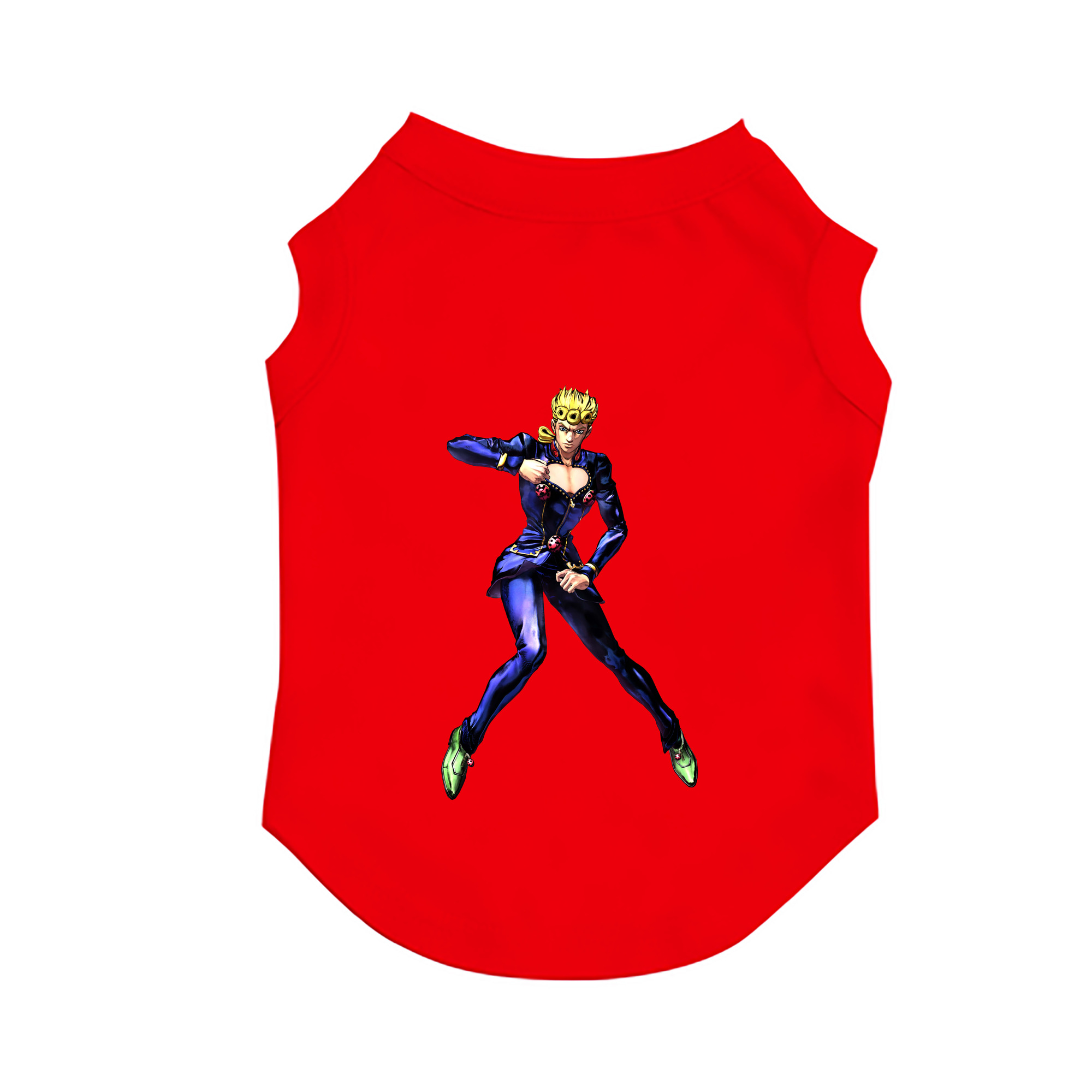 （画像用） ジョジョの奇妙な冒険 ジョルノ?ジョバァーナ JoJo's Bizarre Adventure Giorno Giovanna ペット用ベスト