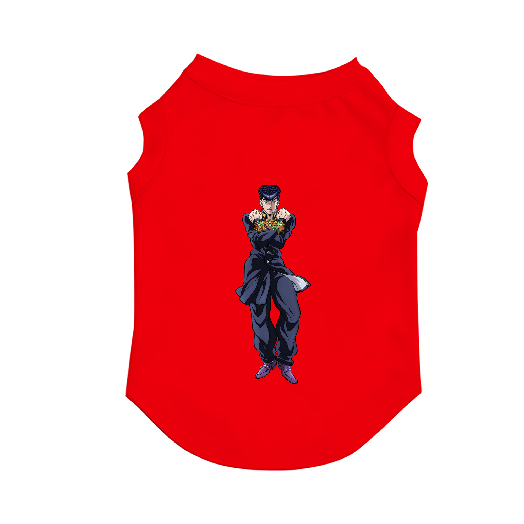 （画像用） ジョジョの奇妙な冒険 ひがしかた じょうすけ JoJo's Bizarre Adventure Higashikata Josuke ペット用ベスト