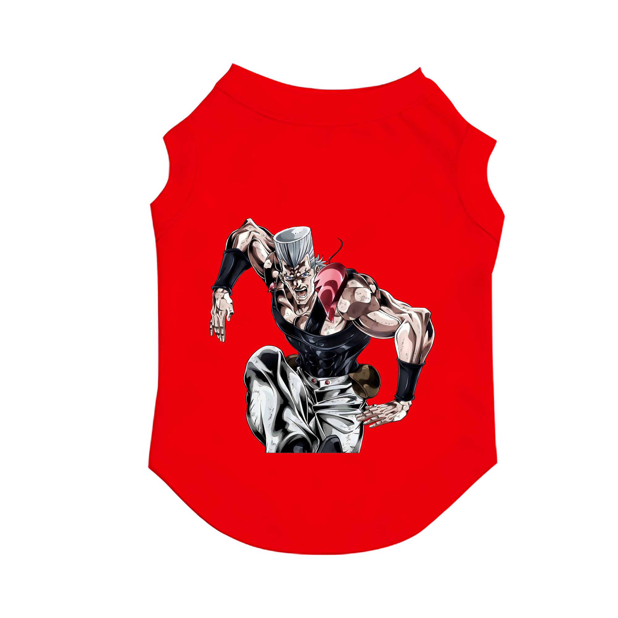 （画像用） ジョジョの奇妙な冒険 ジャン＝ピエール?ポルナレフ JoJo's Bizarre Adventure Jan Pierre Polnareff ペット用ベスト
