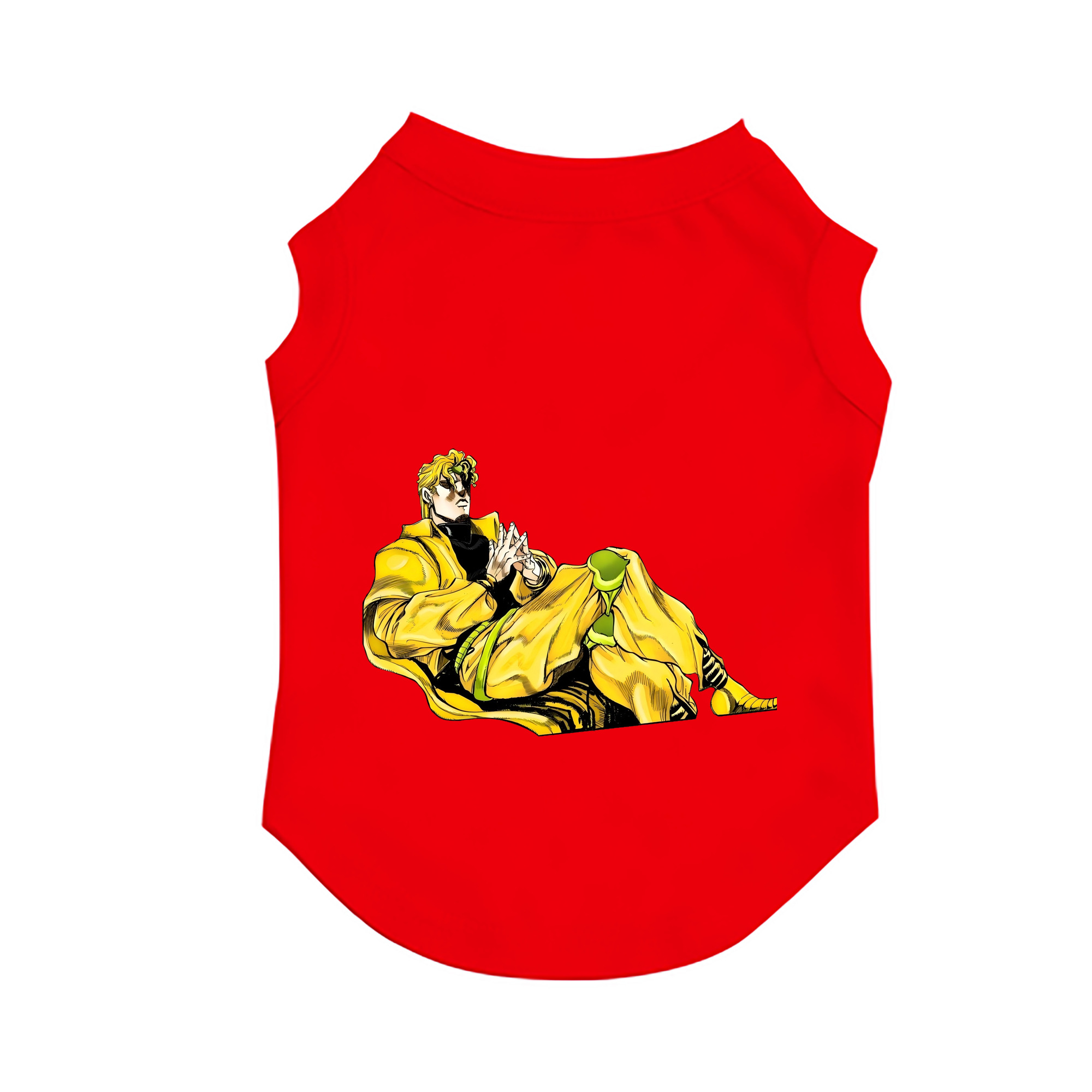（画像用） ジョジョの奇妙な冒険 ディオ?ブランドー JoJo's Bizarre Adventure Dio Brando ペット用ベスト