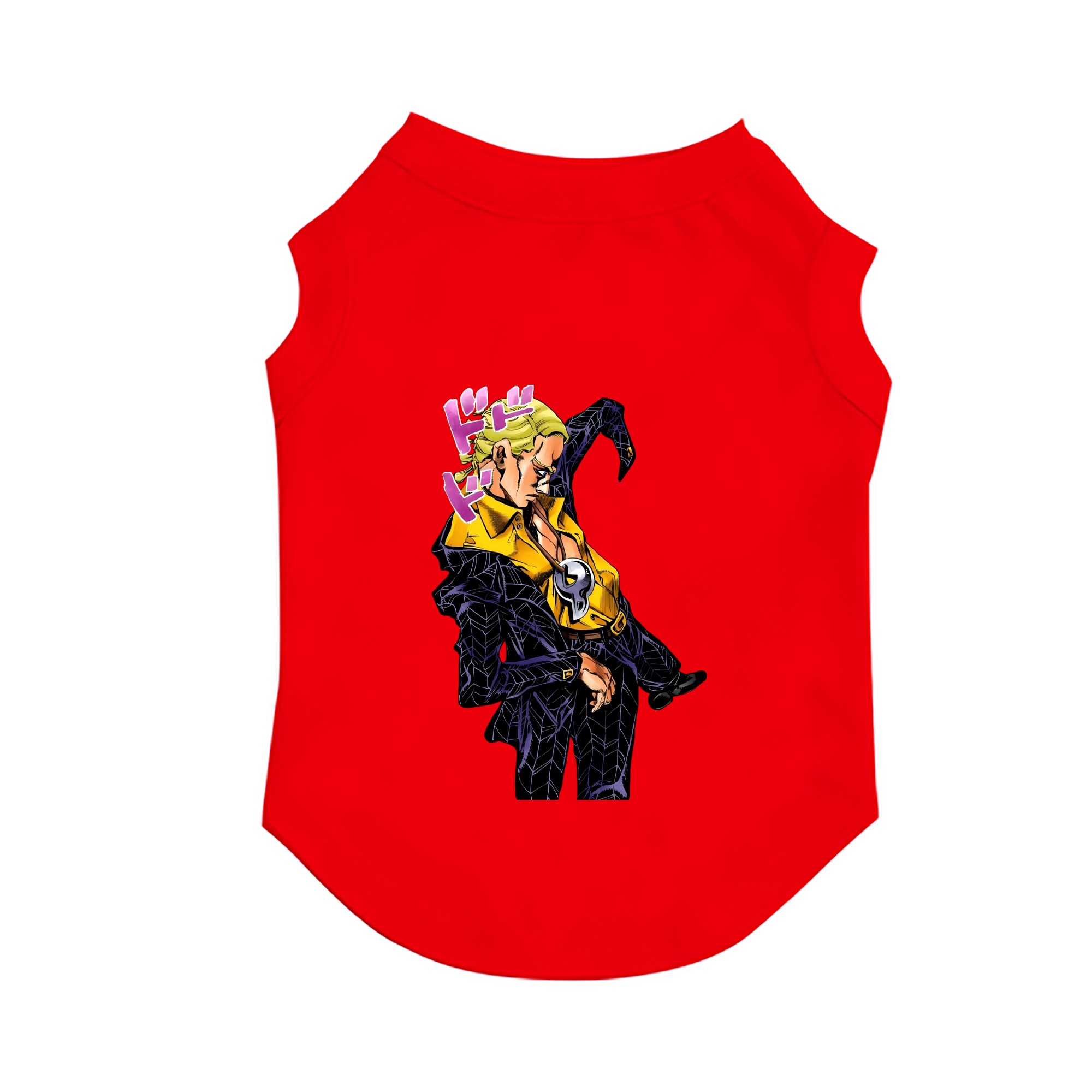 （画像用） ジョジョの奇妙な冒険 プロシュート JoJo's Bizarre Adventure Prosciutto ペット用ベスト