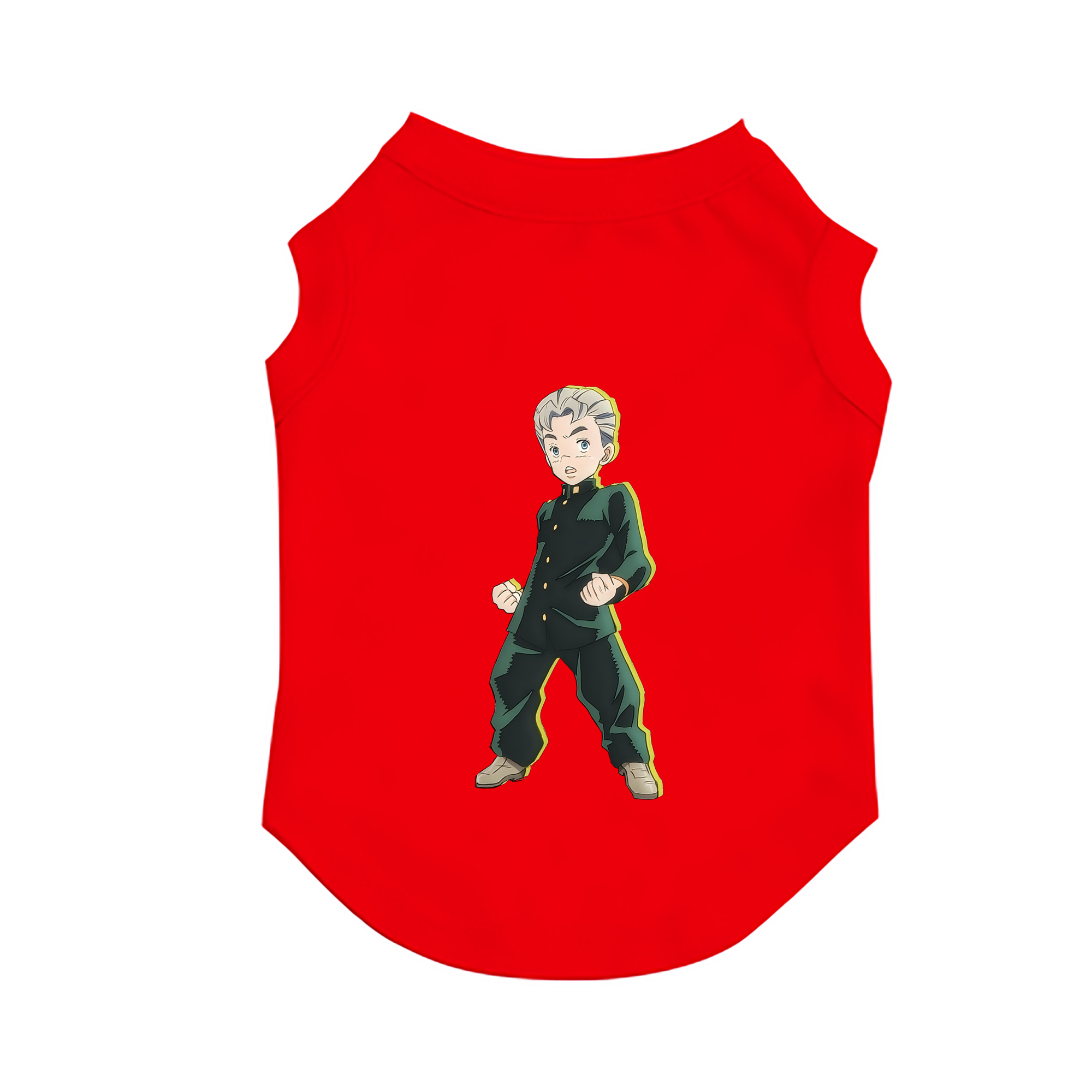 （画像用） ジョジョの奇妙な冒険 広瀨康一 JoJo's Bizarre Adventure Hirose Koichi ペット用ベスト
