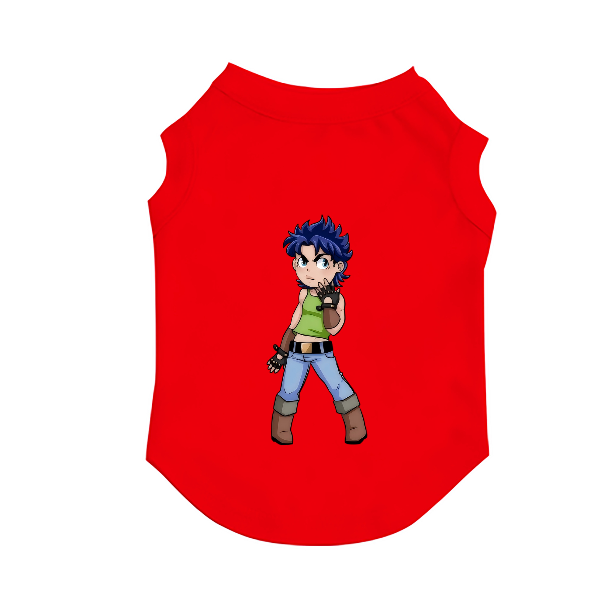 （画像用） ジョジョの奇妙な冒険 広瀨康一 JoJo's Bizarre Adventure Hirose Koichi ペット用ベスト