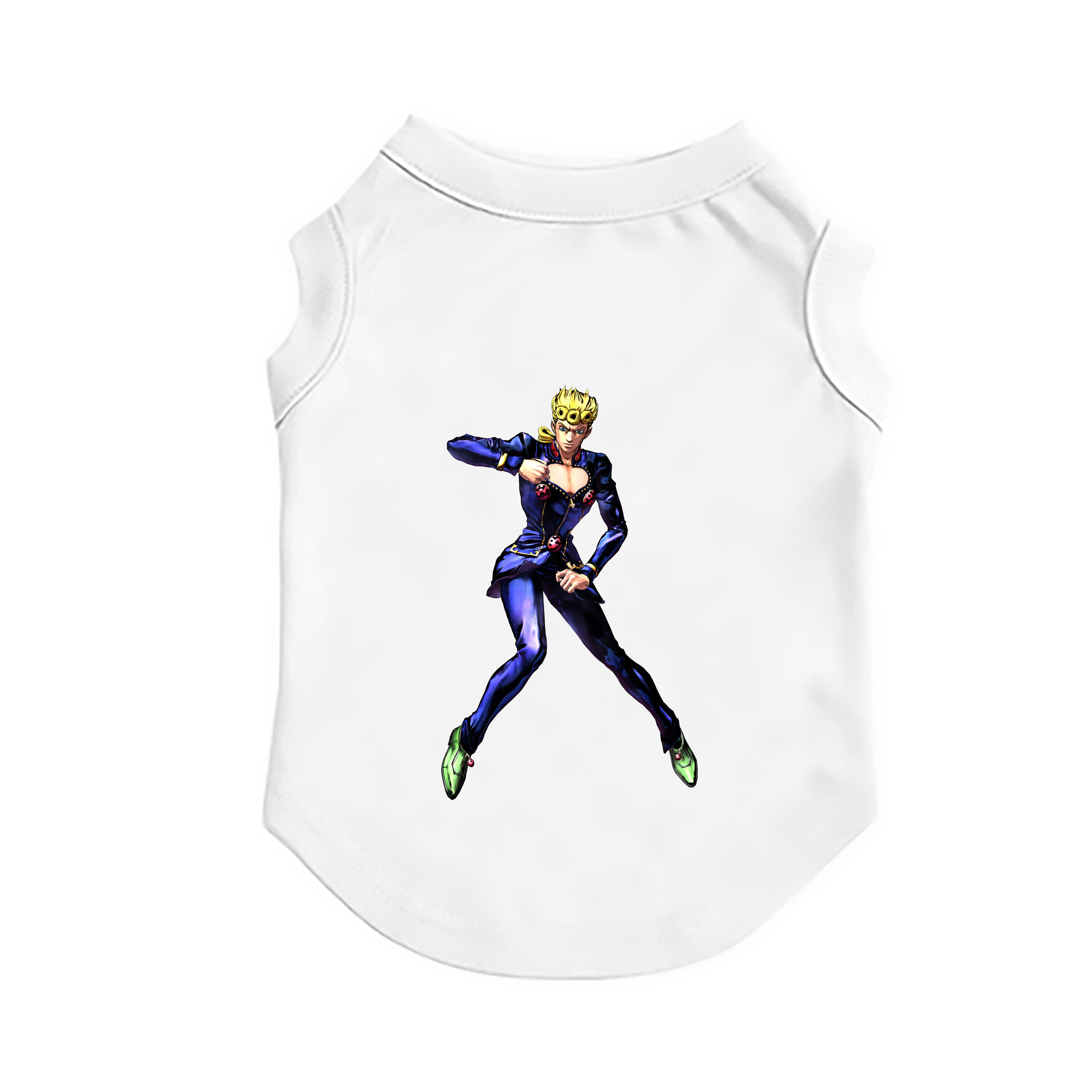 （画像用） ジョジョの奇妙な冒険 ジョルノ?ジョバァーナ JoJo's Bizarre Adventure Giorno Giovanna ペット用ベスト