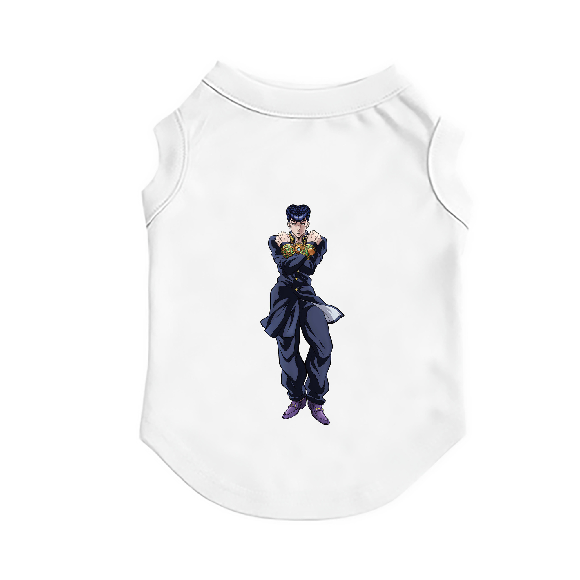 （画像用） ジョジョの奇妙な冒険 ひがしかた じょうすけ JoJo's Bizarre Adventure Higashikata Josuke ペット用ベスト