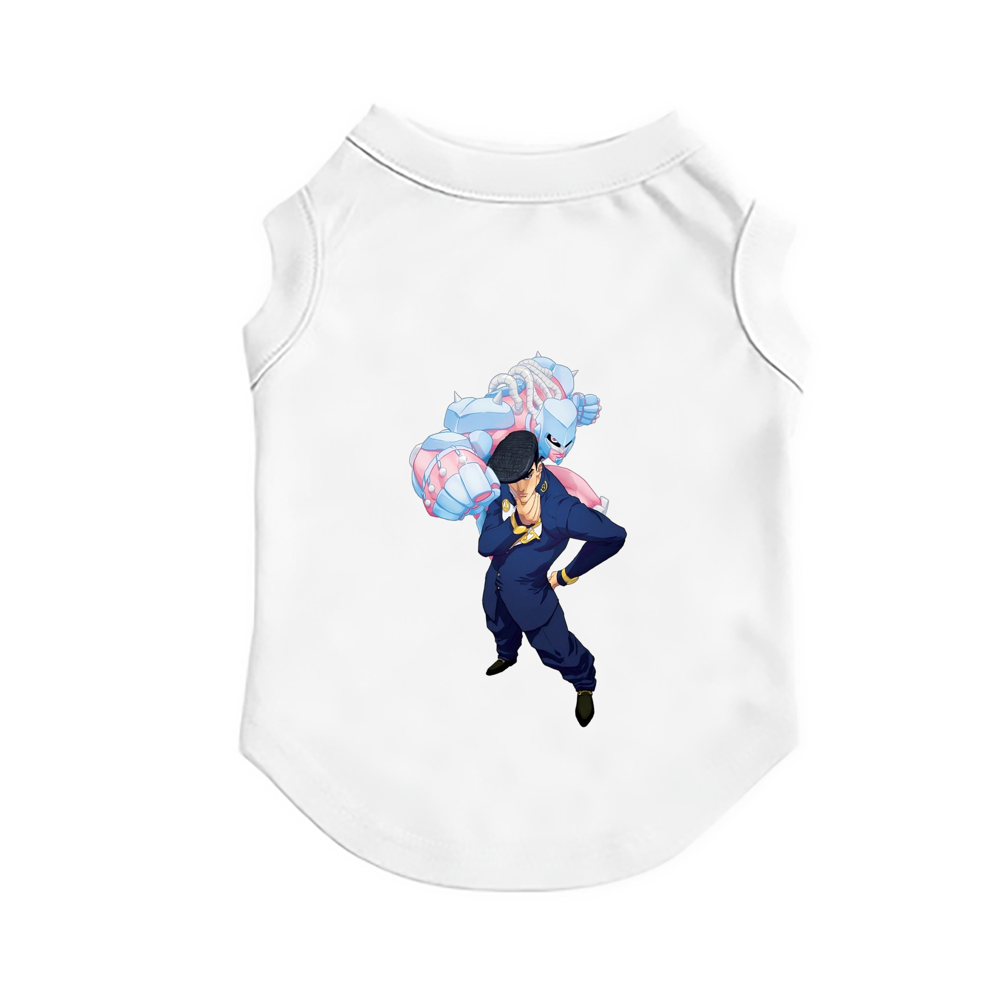 （画像用） ジョジョの奇妙な冒険 ひがしかた じょうすけ JoJo's Bizarre Adventure Higashikata Josuke ペット用ベスト