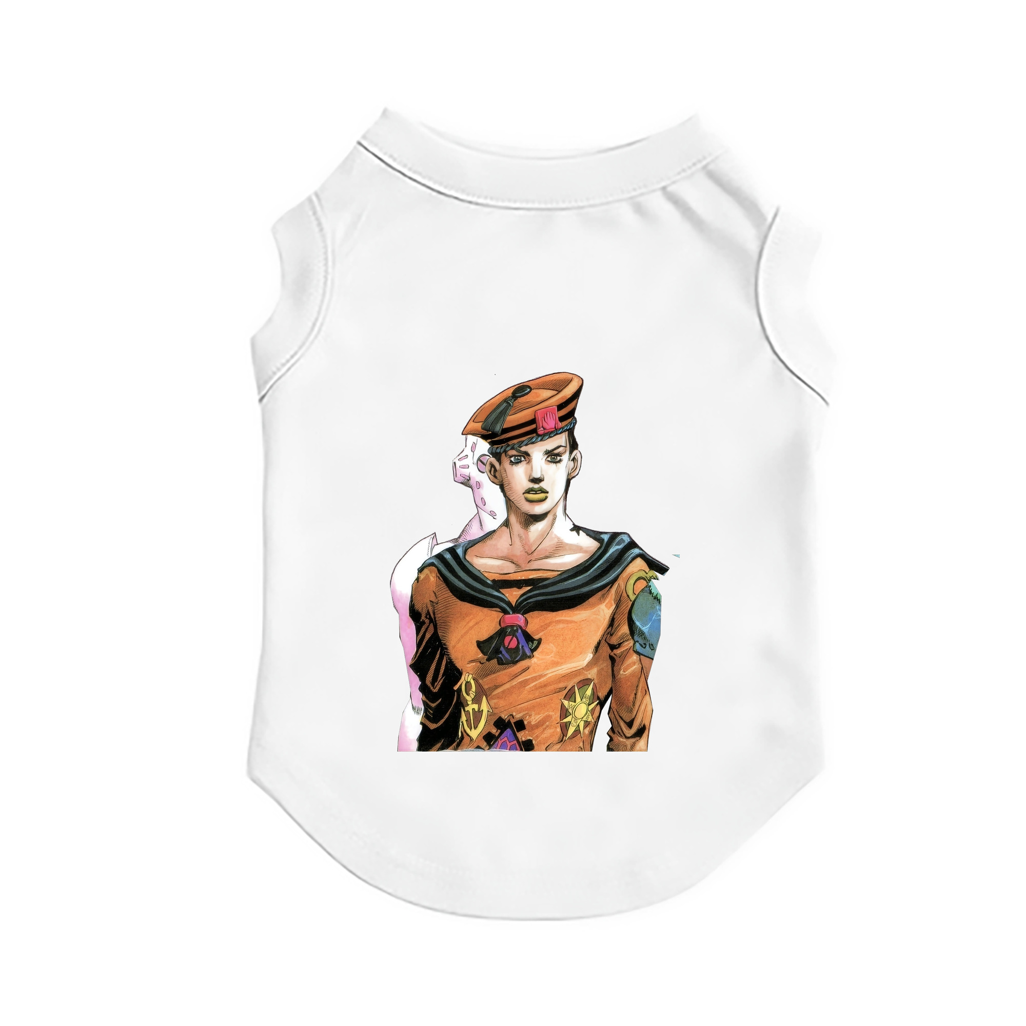 （画像用） ジョジョの奇妙な冒険 東方定助 JoJo's Bizarre Adventure Higashikata Josuke ペット用ベスト
