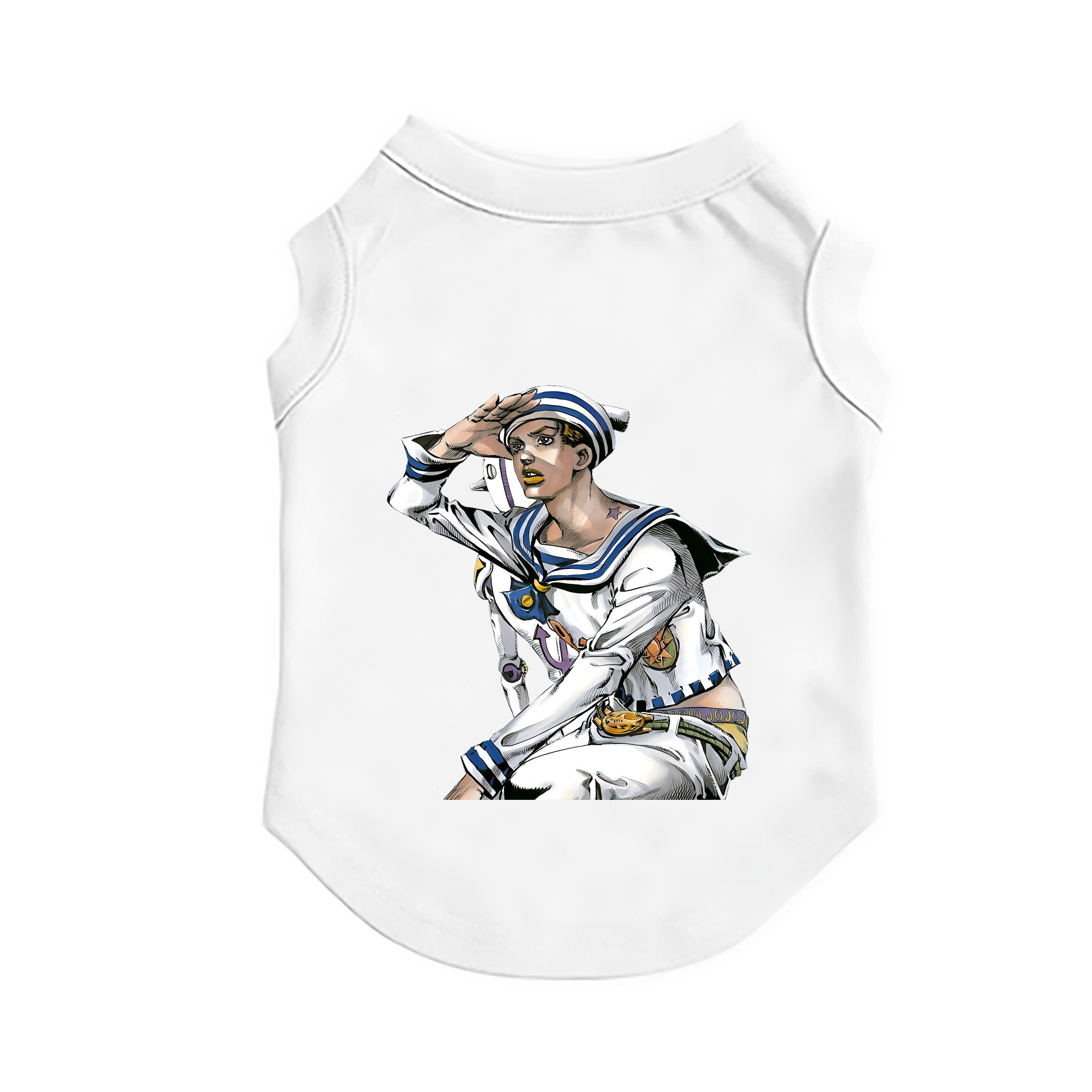 （画像用） ジョジョの奇妙な冒険 東方定助 JoJo's Bizarre Adventure Higashikata Josuke ペット用ベスト