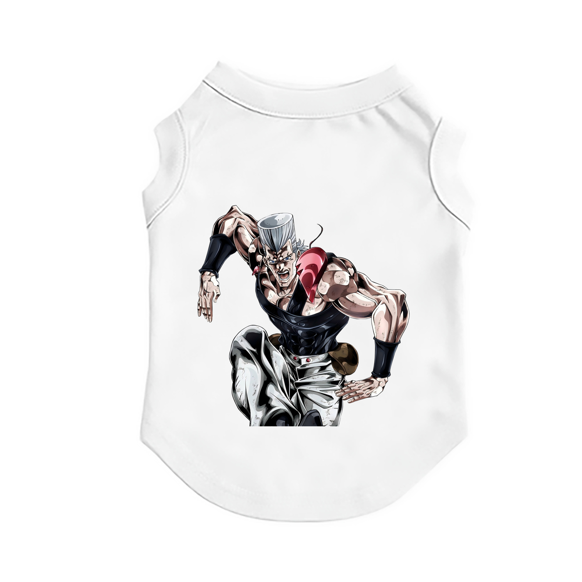 （画像用） ジョジョの奇妙な冒険 ジャン＝ピエール?ポルナレフ JoJo's Bizarre Adventure Jan Pierre Polnareff ペット用ベスト
