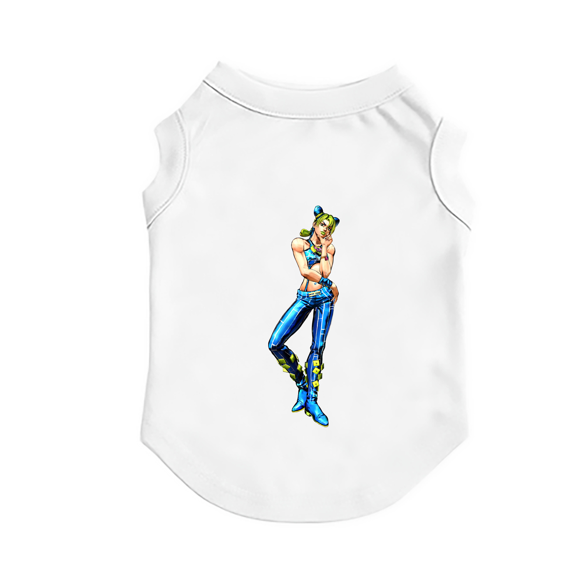 （画像用） "ジョジョの奇妙な冒険 くうじょう ジョリーン JoJo's Bizarre Adventure Jolyne Cujoh " ペット用ベスト