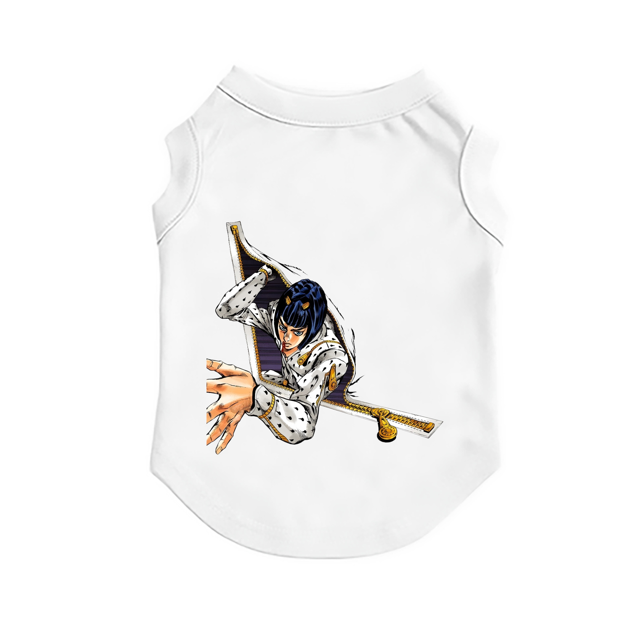（画像用） ジョジョの奇妙な冒険 ブローノ?ブチャラティ JoJo's Bizarre Adventure Bruno Bucciarati ペット用ベスト