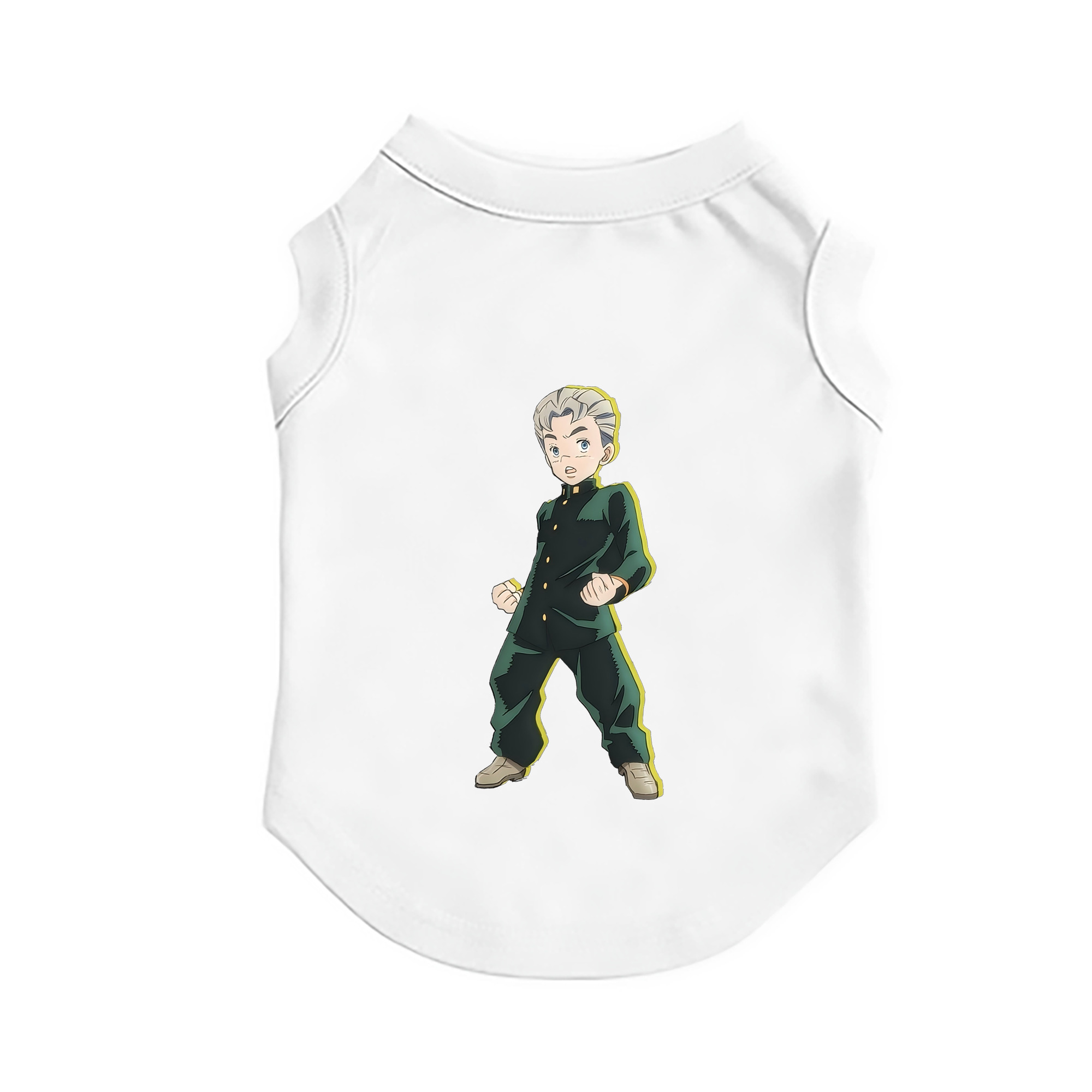 （画像用） ジョジョの奇妙な冒険 広瀨康一 JoJo's Bizarre Adventure Hirose Koichi ペット用ベスト