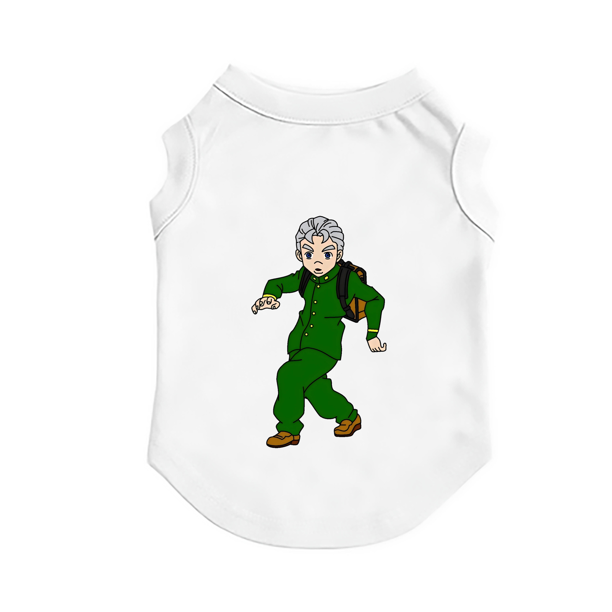 （画像用） ジョジョの奇妙な冒険 広瀨康一 JoJo's Bizarre Adventure Hirose Koichi ペット用ベスト