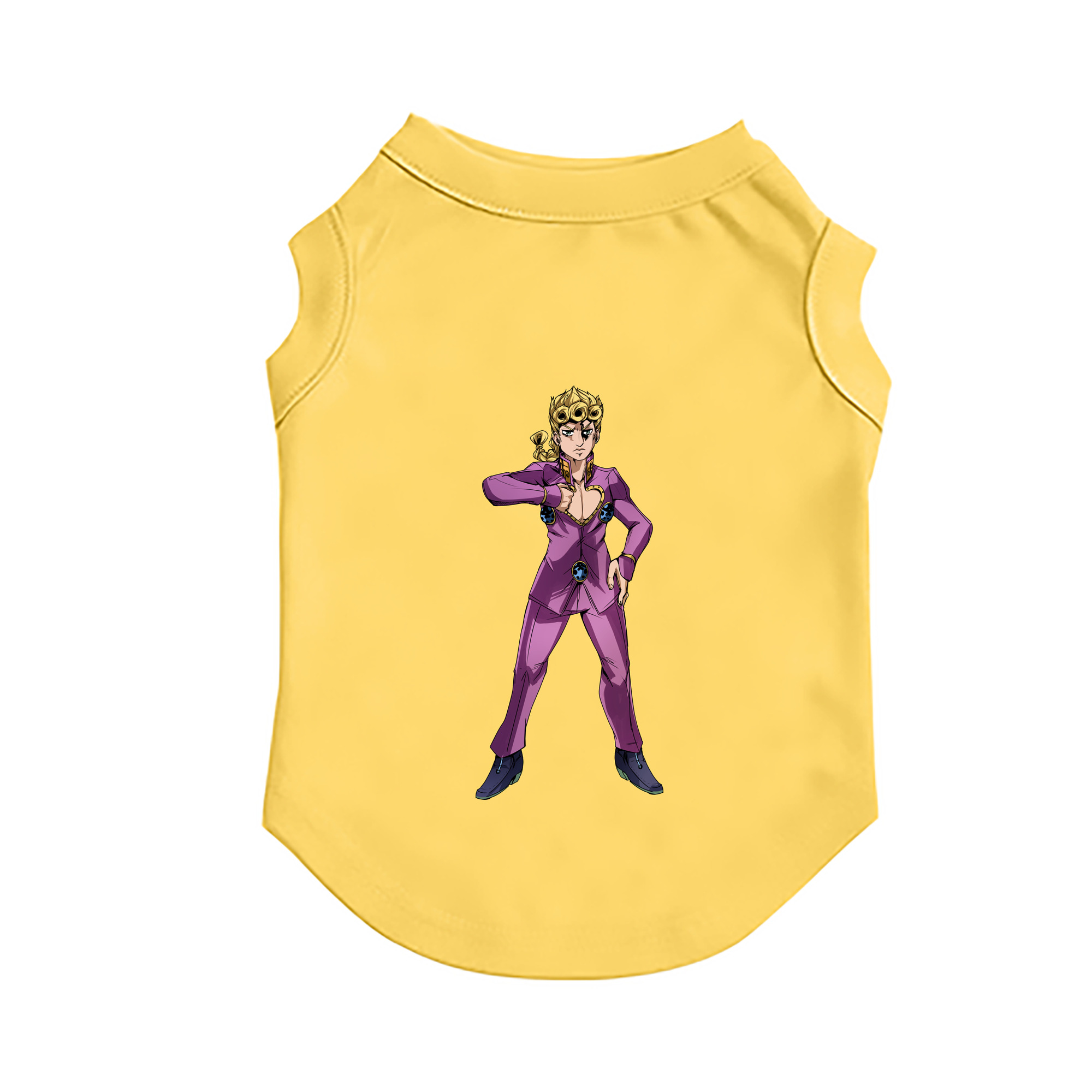 （画像用） ジョジョの奇妙な冒険 ジョルノ?ジョバァーナ JoJo's Bizarre Adventure Giorno Giovanna ペット用ベスト