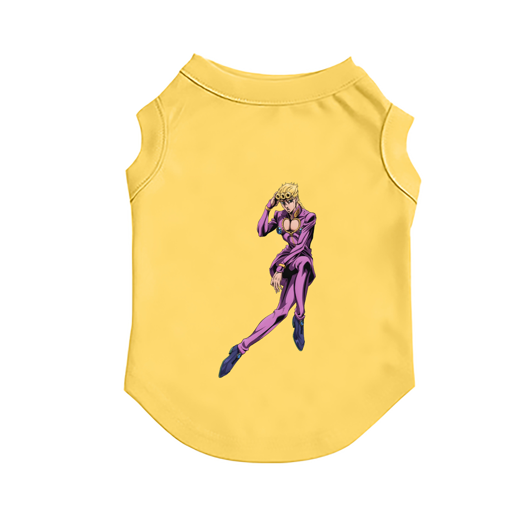 （画像用） ジョジョの奇妙な冒険 ジョルノ?ジョバァーナ JoJo's Bizarre Adventure Giorno Giovanna ペット用ベスト