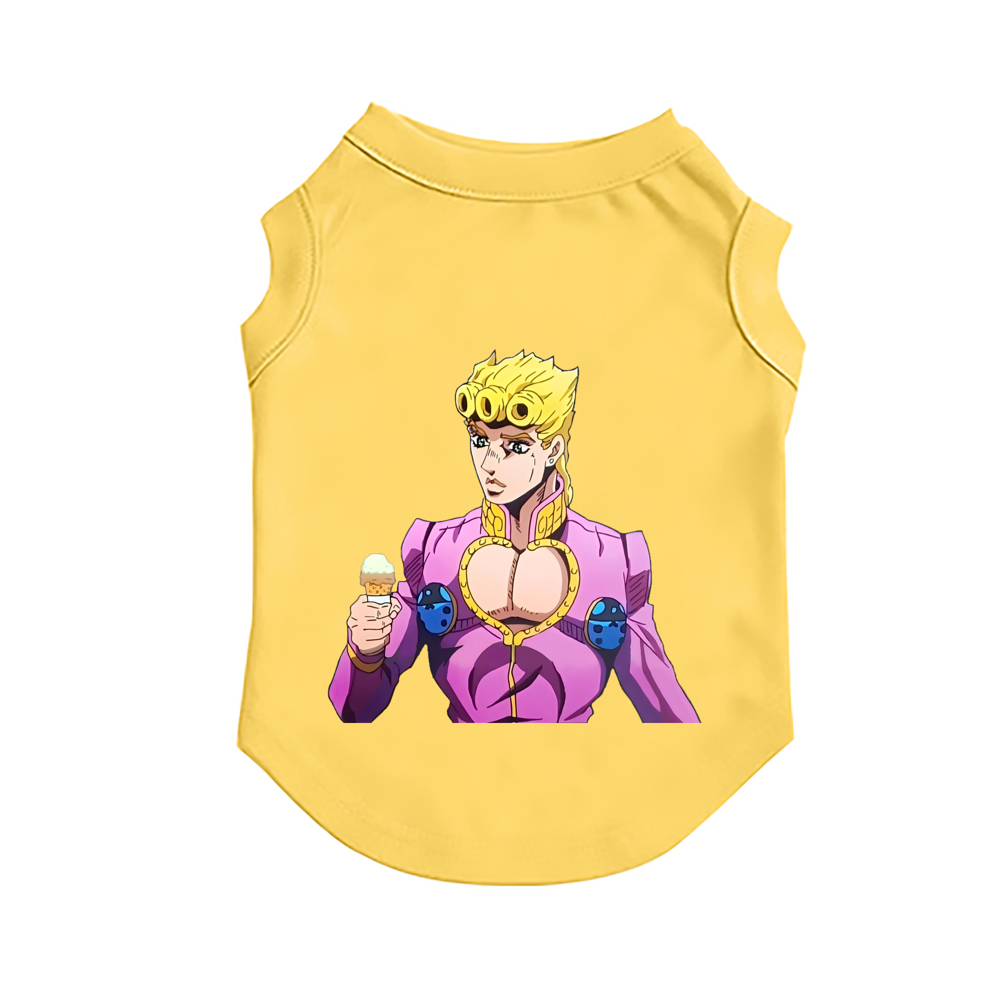 （画像用） ジョジョの奇妙な冒険 ジョルノ?ジョバァーナ JoJo's Bizarre Adventure Giorno Giovanna ペット用ベスト