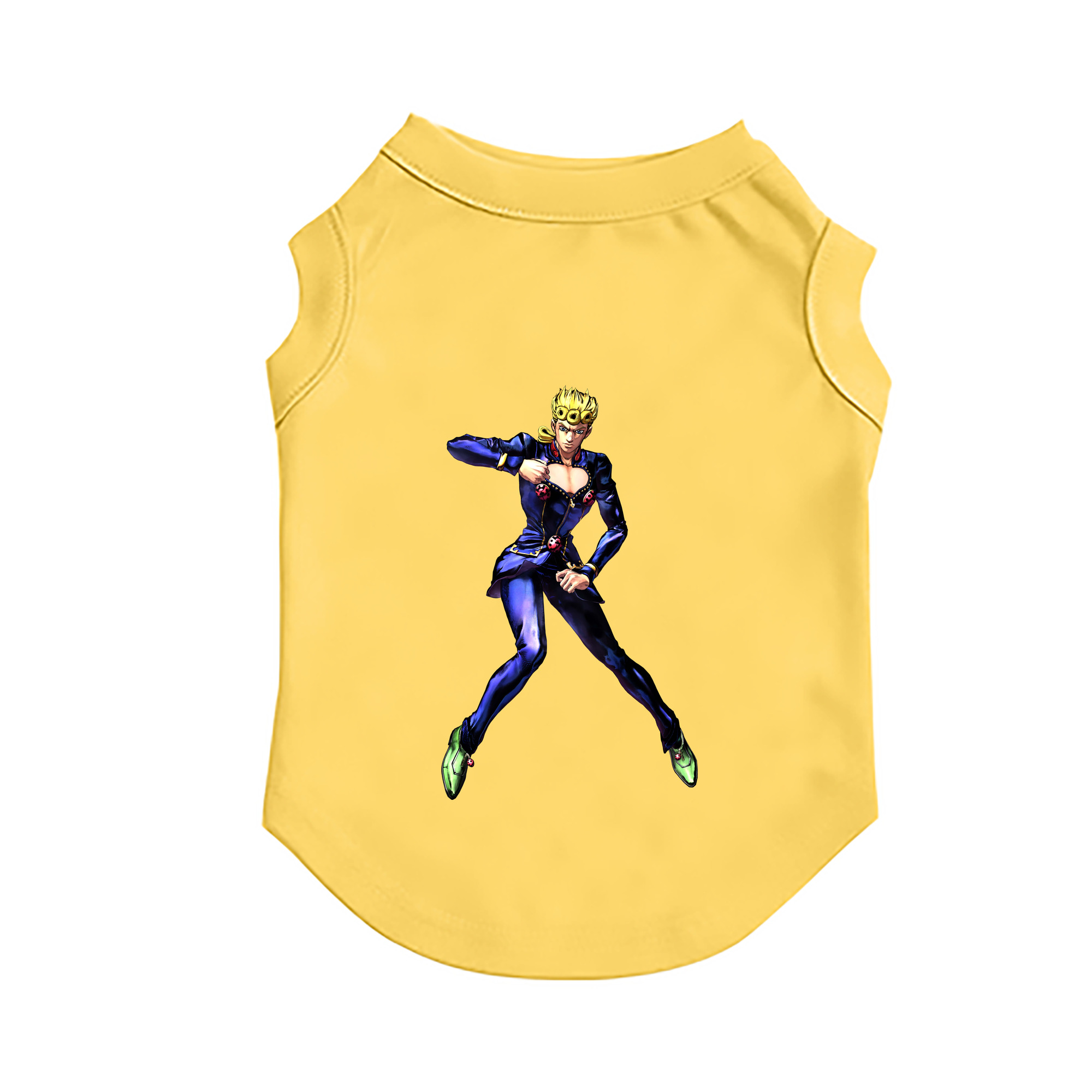（画像用） ジョジョの奇妙な冒険 ジョルノ?ジョバァーナ JoJo's Bizarre Adventure Giorno Giovanna ペット用ベスト