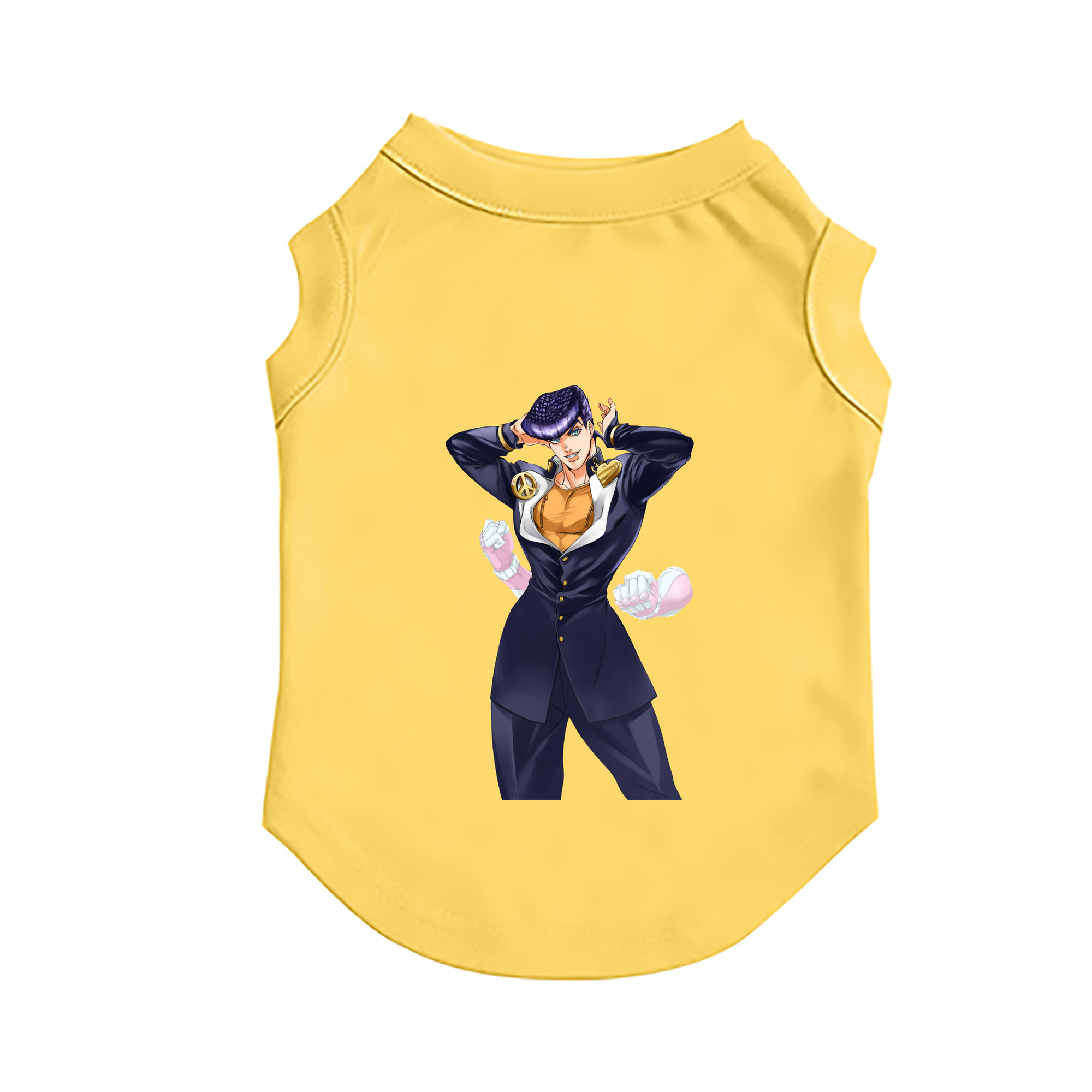 （画像用） ジョジョの奇妙な冒険 ひがしかた じょうすけ JoJo's Bizarre Adventure Higashikata Josuke ペット用ベスト