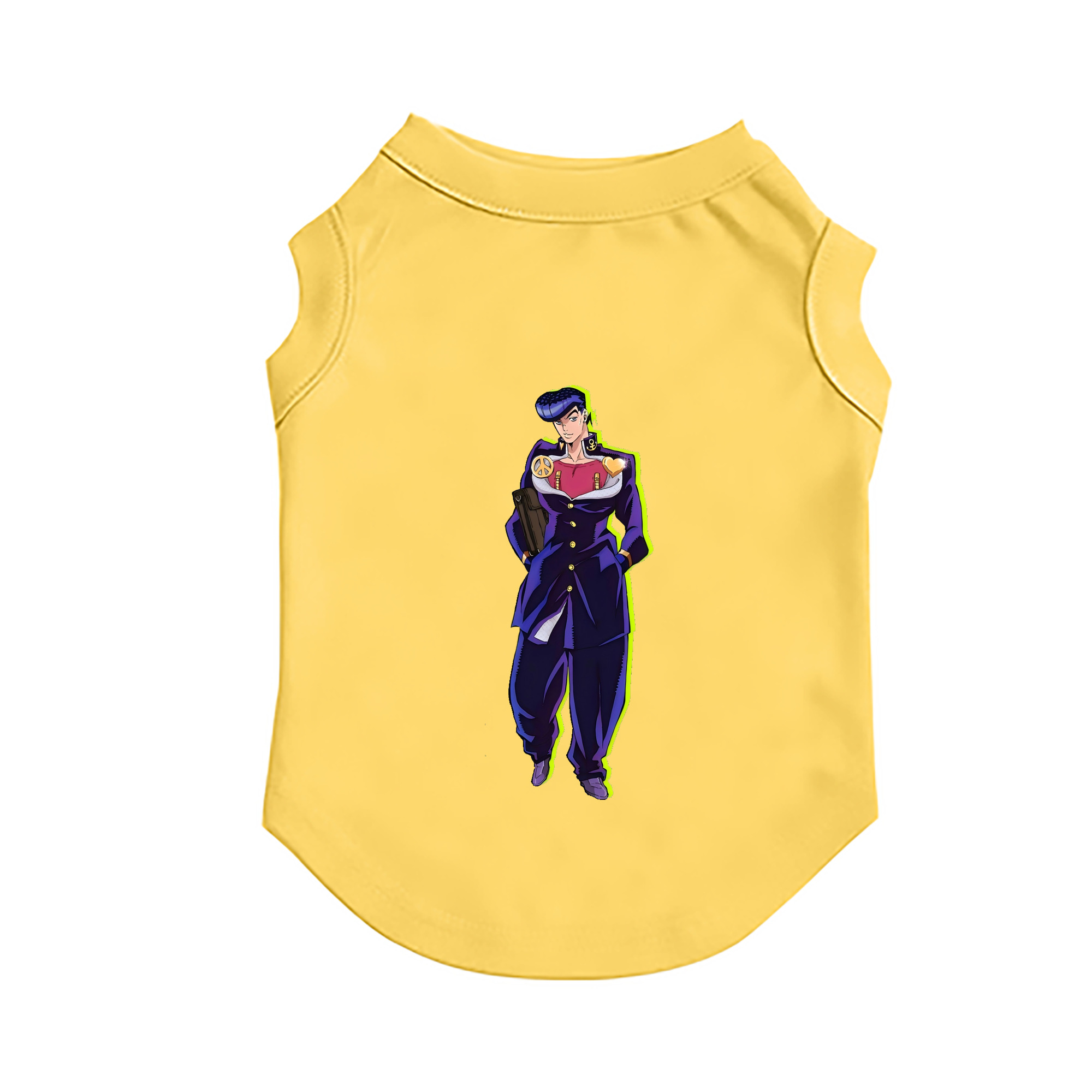 （画像用） ジョジョの奇妙な冒険 ひがしかた じょうすけ JoJo's Bizarre Adventure Higashikata Josuke ペット用ベスト