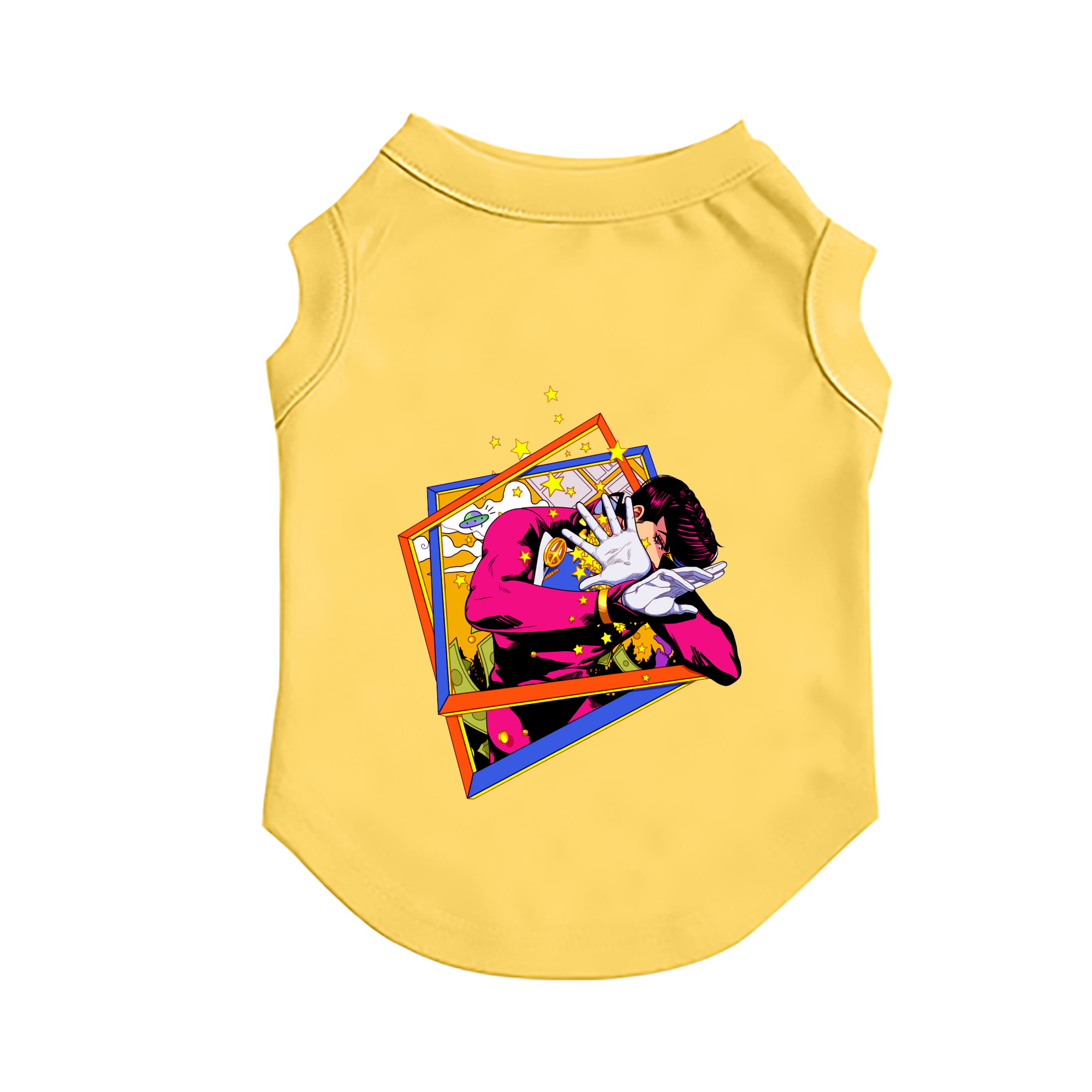 （画像用） ジョジョの奇妙な冒険 ひがしかた じょうすけ JoJo's Bizarre Adventure Higashikata Josuke ペット用ベスト