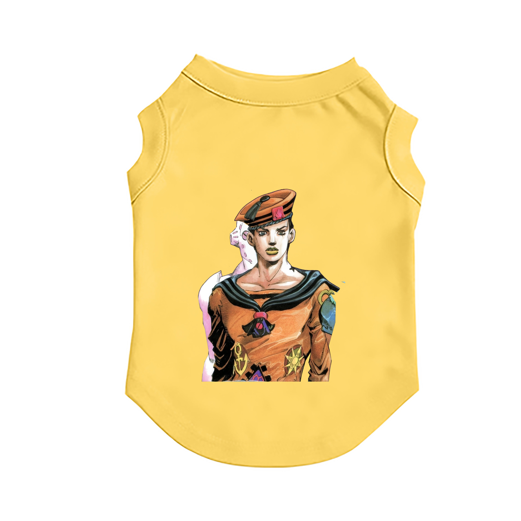 （画像用） ジョジョの奇妙な冒険 東方定助 JoJo's Bizarre Adventure Higashikata Josuke ペット用ベスト