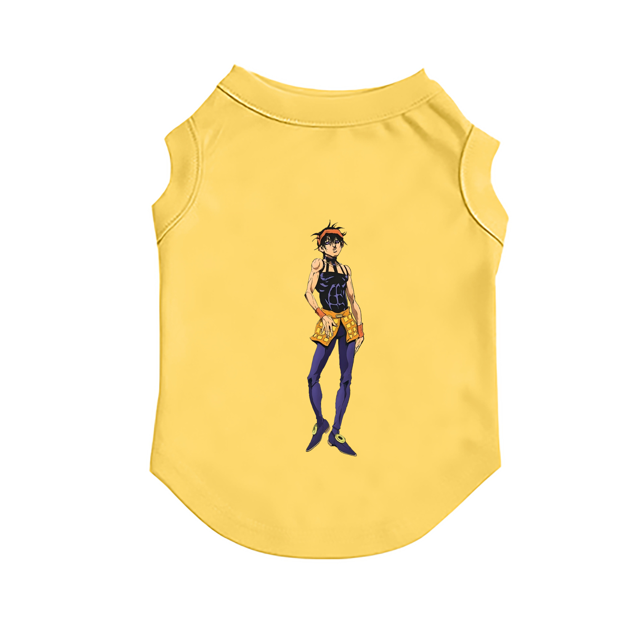 （画像用） ジョジョの奇妙な冒険 ナランチャ?ギルガ JoJo's Bizarre Adventure Narancia Ghirga ペット用ベスト