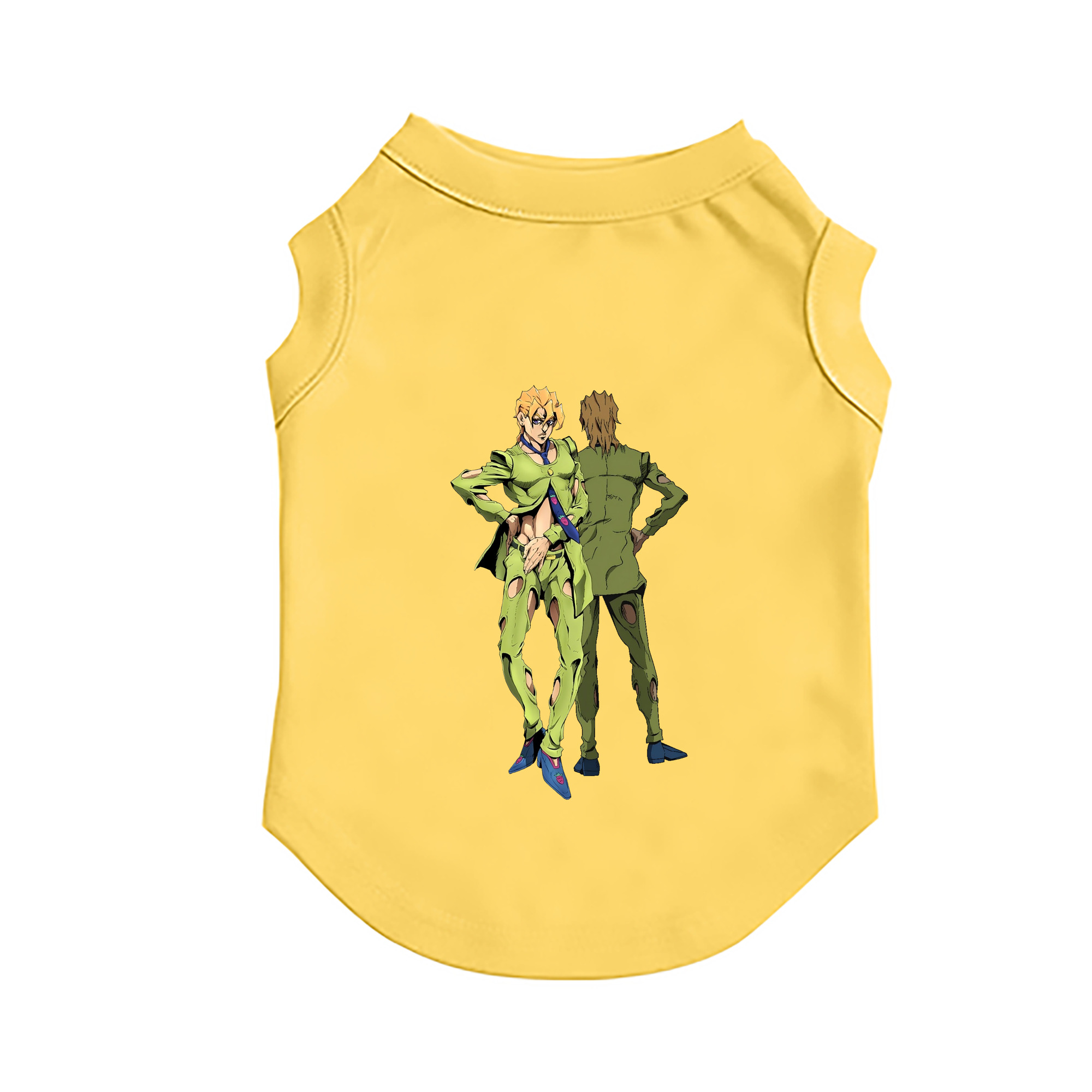 （画像用） ジョジョの奇妙な冒険 パンナコッタ?フー JoJo's Bizarre Adventure Pannacotta Fugo ペット用ベスト