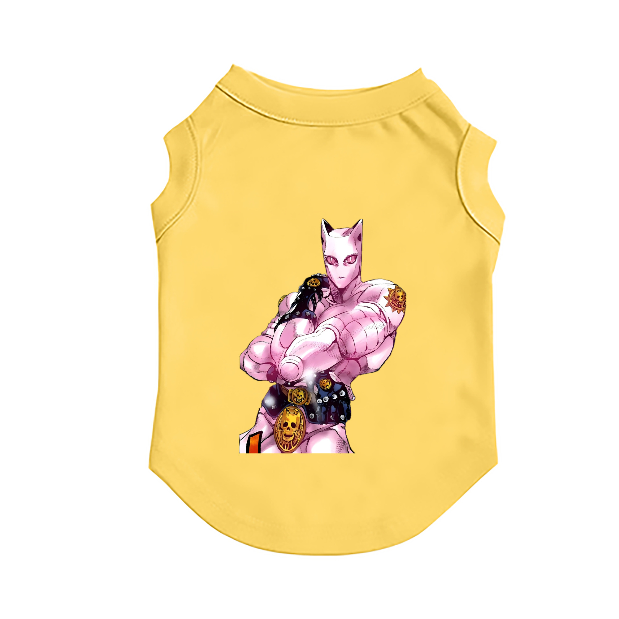 （画像用） ジョジョの奇妙な冒険 きら よしかげ JoJo's Bizarre Adventure Kira Yoshikage ペット用ベスト
