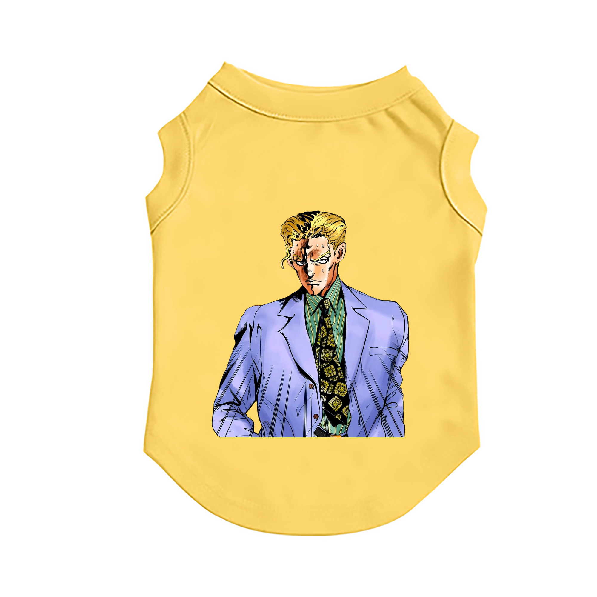 （画像用） ジョジョの奇妙な冒険 きら よしかげ JoJo's Bizarre Adventure Kira Yoshikage ペット用ベスト