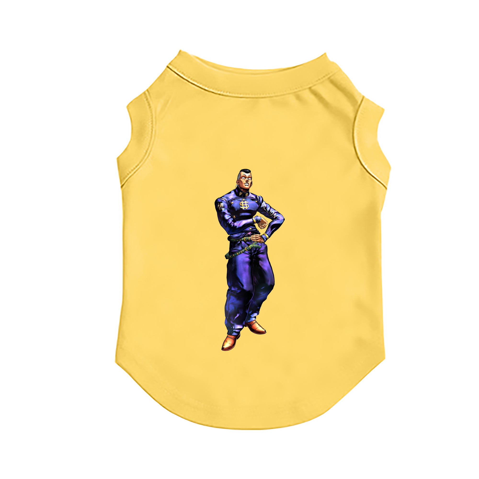 （画像用） ジョジョの奇妙な冒険 虹村億泰 にじむら おくやす JoJo's Bizarre Adventure Nijimura Okuyasu ペット用ベスト