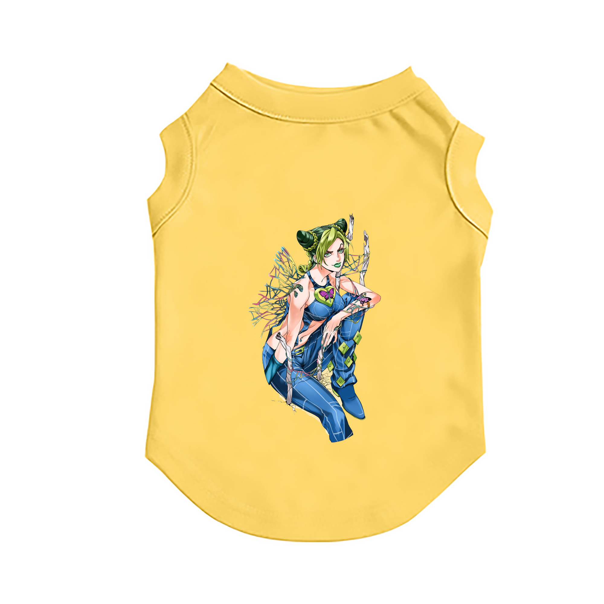 （画像用） "ジョジョの奇妙な冒険 くうじょう ジョリーン JoJo's Bizarre Adventure Jolyne Cujoh " ペット用ベスト