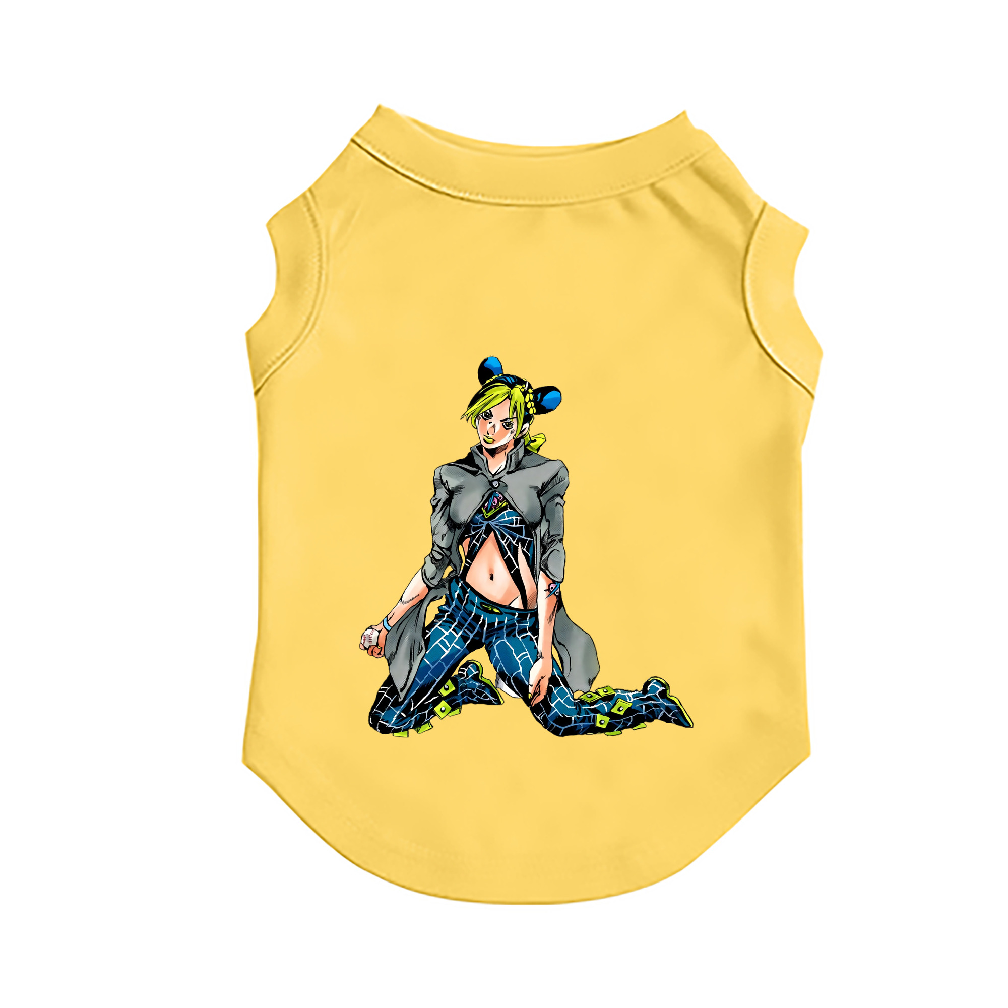 （画像用） "ジョジョの奇妙な冒険 くうじょう ジョリーン JoJo's Bizarre Adventure Jolyne Cujoh " ペット用ベスト