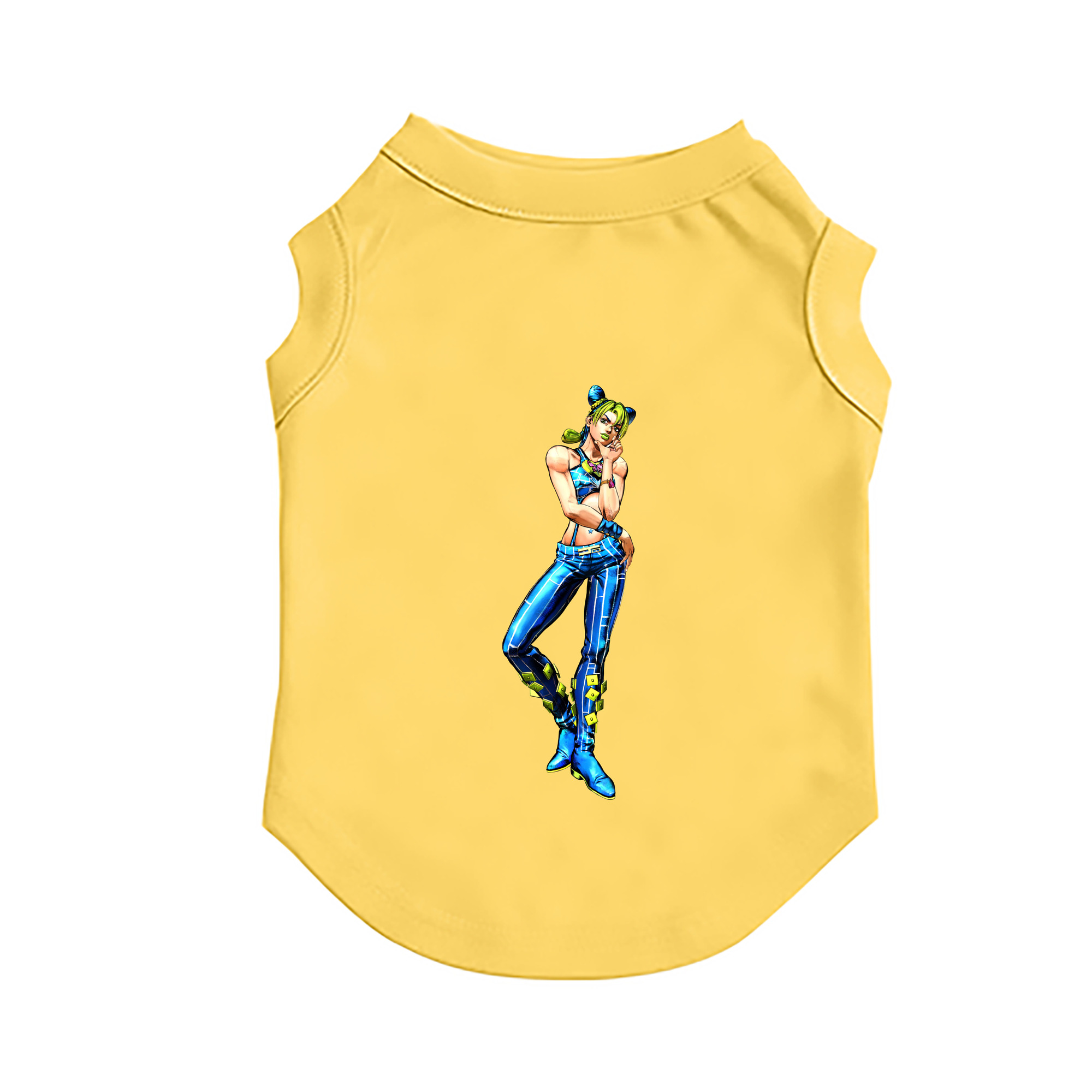 （画像用） "ジョジョの奇妙な冒険 くうじょう ジョリーン JoJo's Bizarre Adventure Jolyne Cujoh " ペット用ベスト