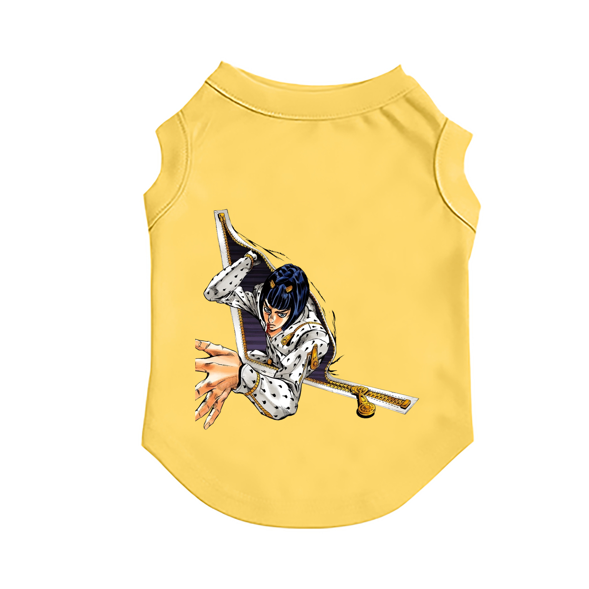 （画像用） ジョジョの奇妙な冒険 ブローノ?ブチャラティ JoJo's Bizarre Adventure Bruno Bucciarati ペット用ベスト