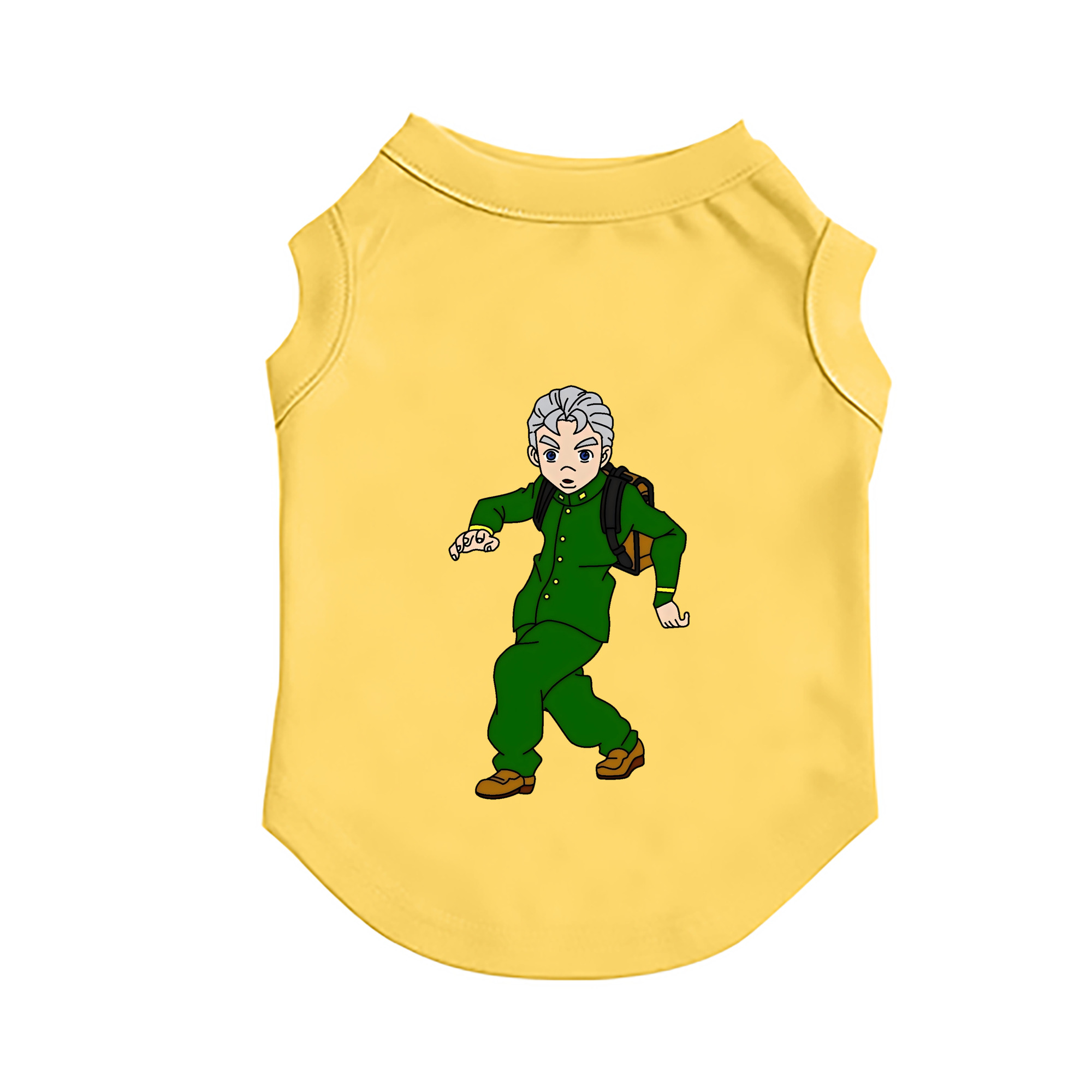 （画像用） ジョジョの奇妙な冒険 広瀨康一 JoJo's Bizarre Adventure Hirose Koichi ペット用ベスト