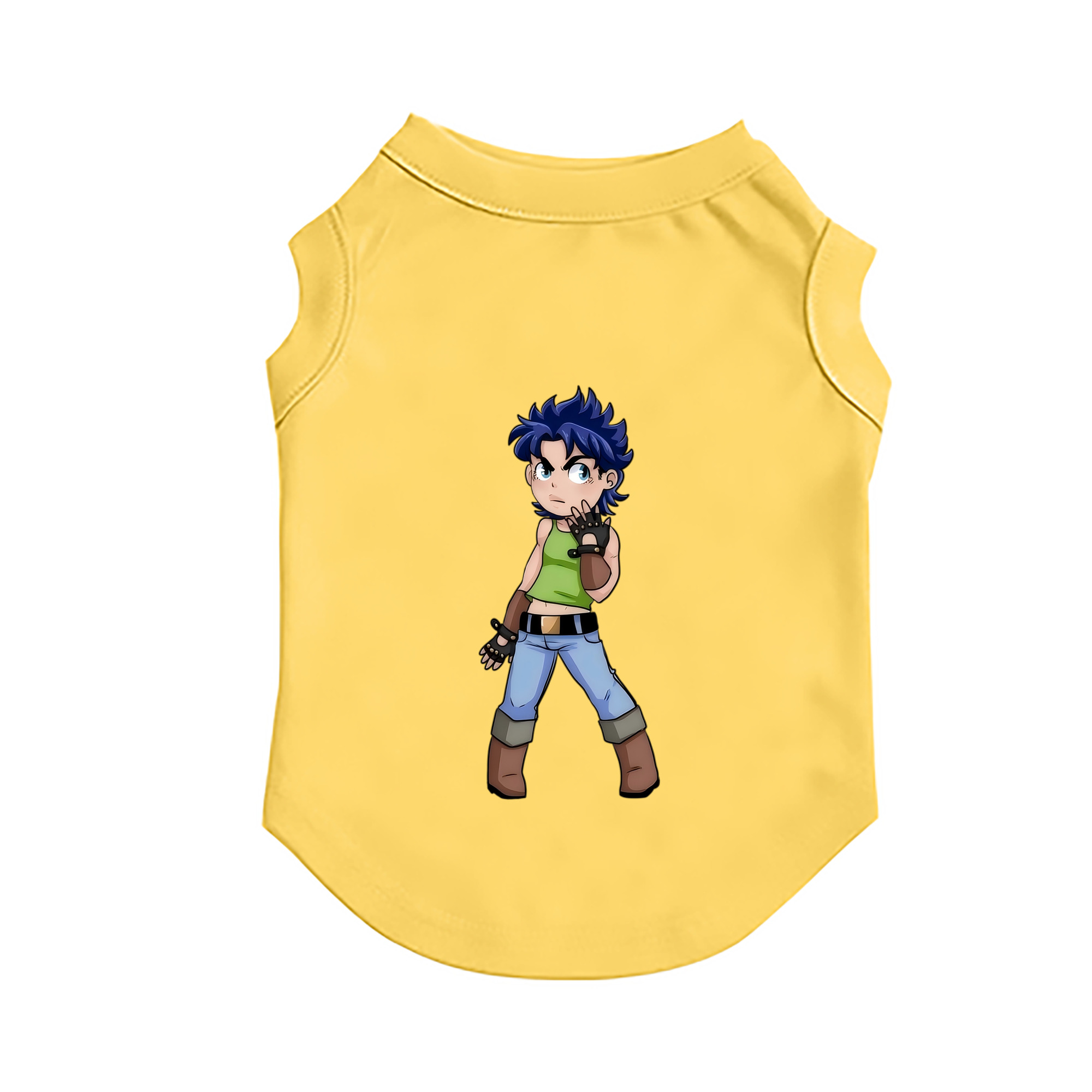 （画像用） ジョジョの奇妙な冒険 広瀨康一 JoJo's Bizarre Adventure Hirose Koichi ペット用ベスト