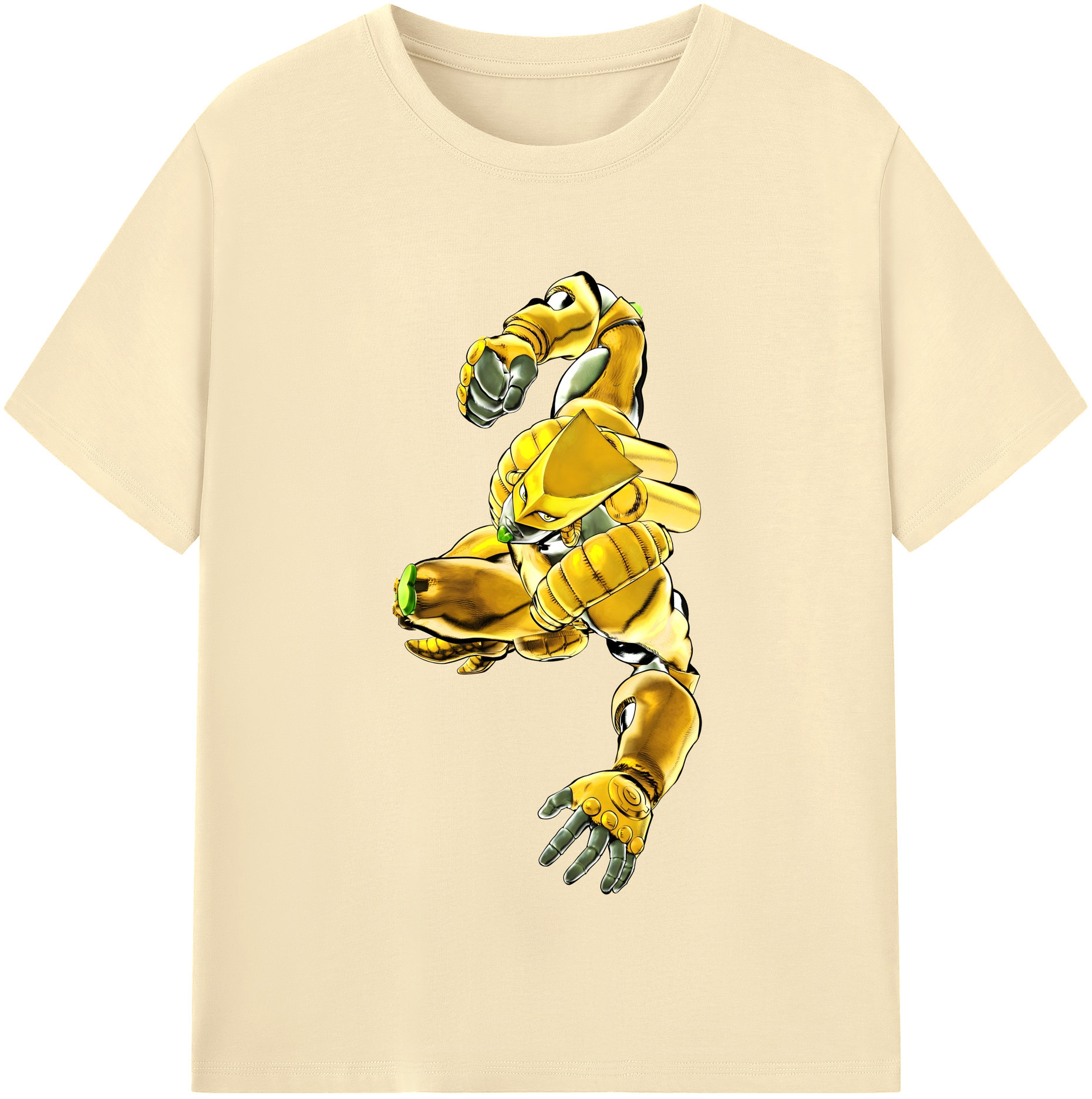 （画像用） ジョジョの奇妙な冒険 ディオ?ブランドー JoJo's Bizarre Adventure Dio Brando 綿100％半袖Tシャツ（フロントプリント）