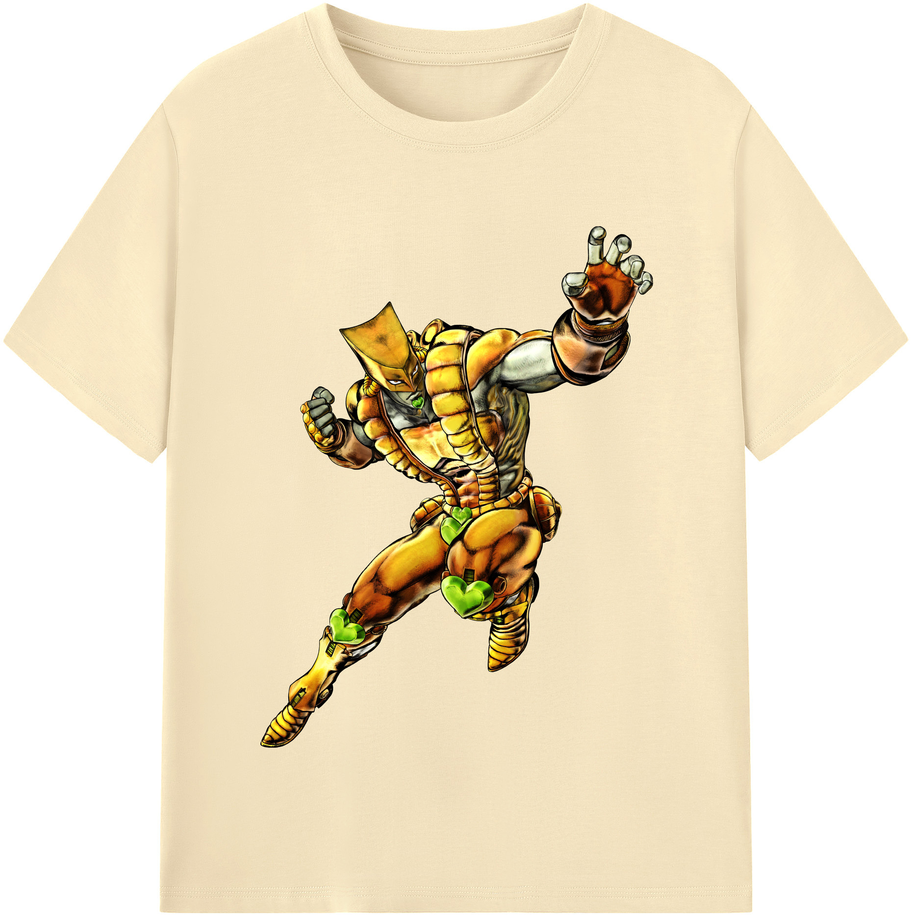（画像用） ジョジョの奇妙な冒険 ディオ?ブランドー JoJo's Bizarre Adventure Dio Brando 綿100％半袖Tシャツ（フロントプリント）