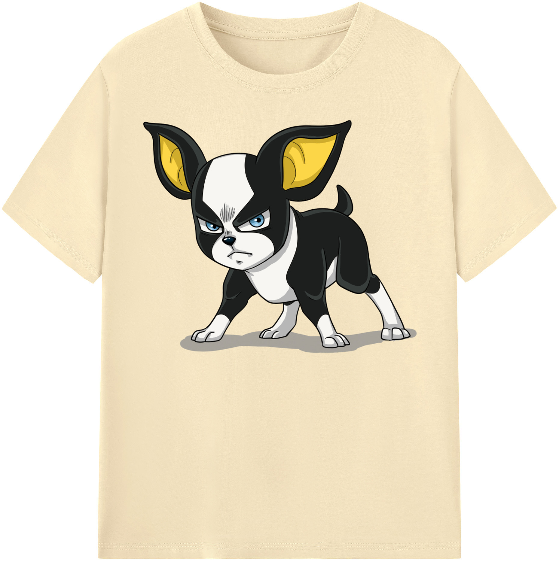 （画像用） ジョジョの奇妙な冒険 イギー JoJo's Bizarre Adventure Iggy 綿100％半袖Tシャツ（フロントプリント）