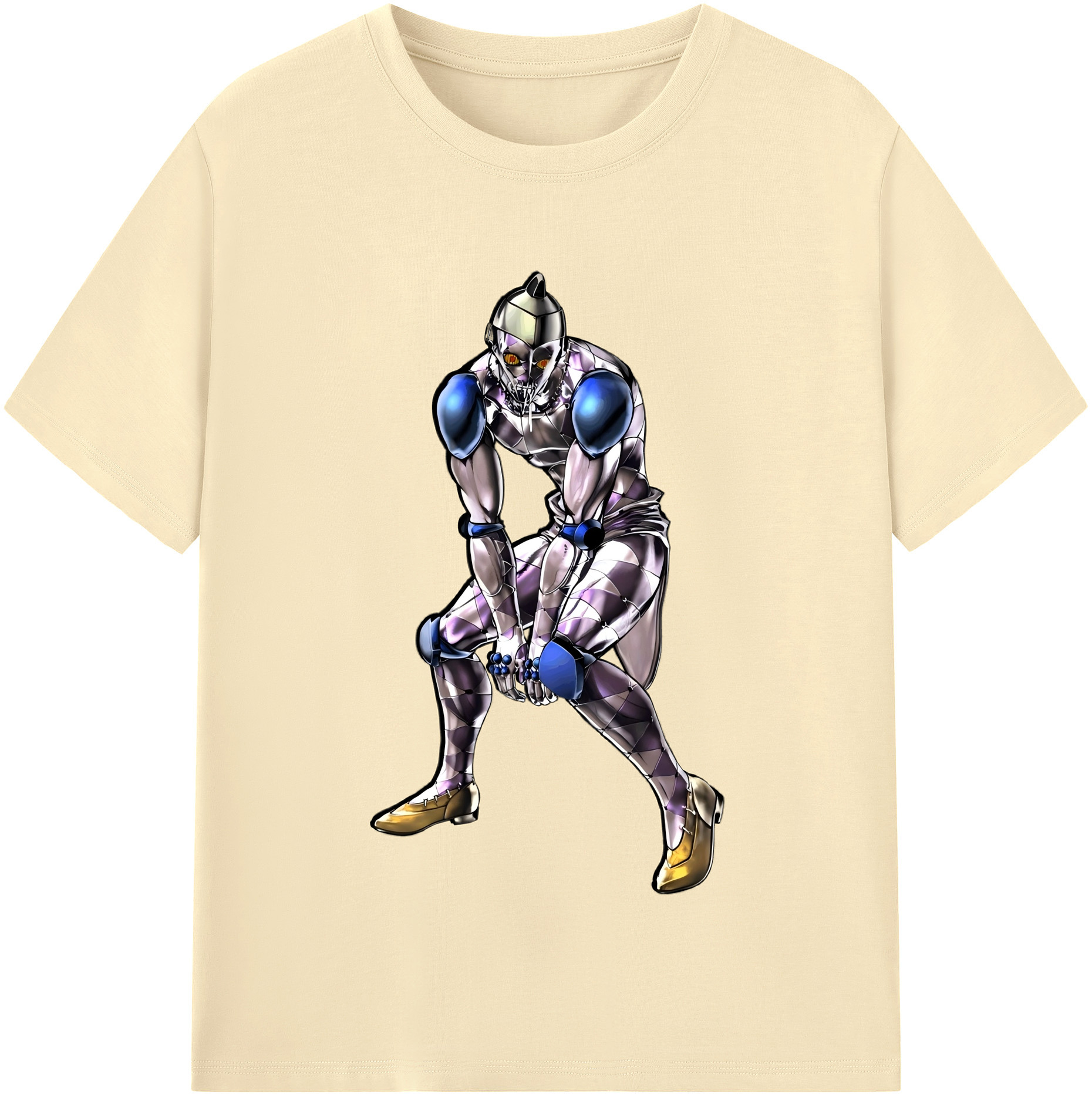 （画像用） ジョジョの奇妙な冒険 JoJo's Bizarre Adventure 綿100％半袖Tシャツ（フロントプリント）