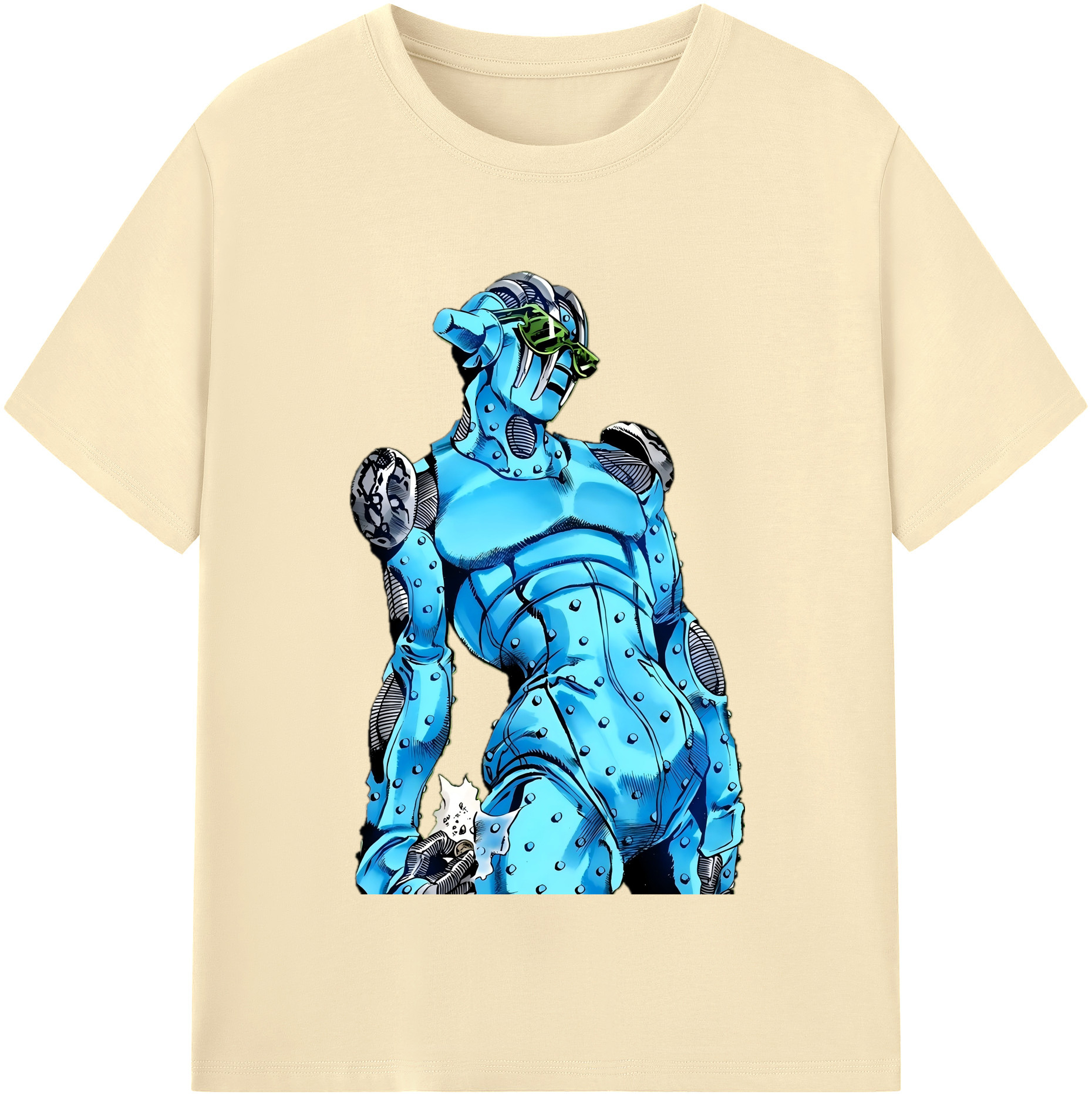 （画像用） ジョジョの奇妙な冒険 JoJo's Bizarre Adventure 綿100％半袖Tシャツ（フロントプリント）