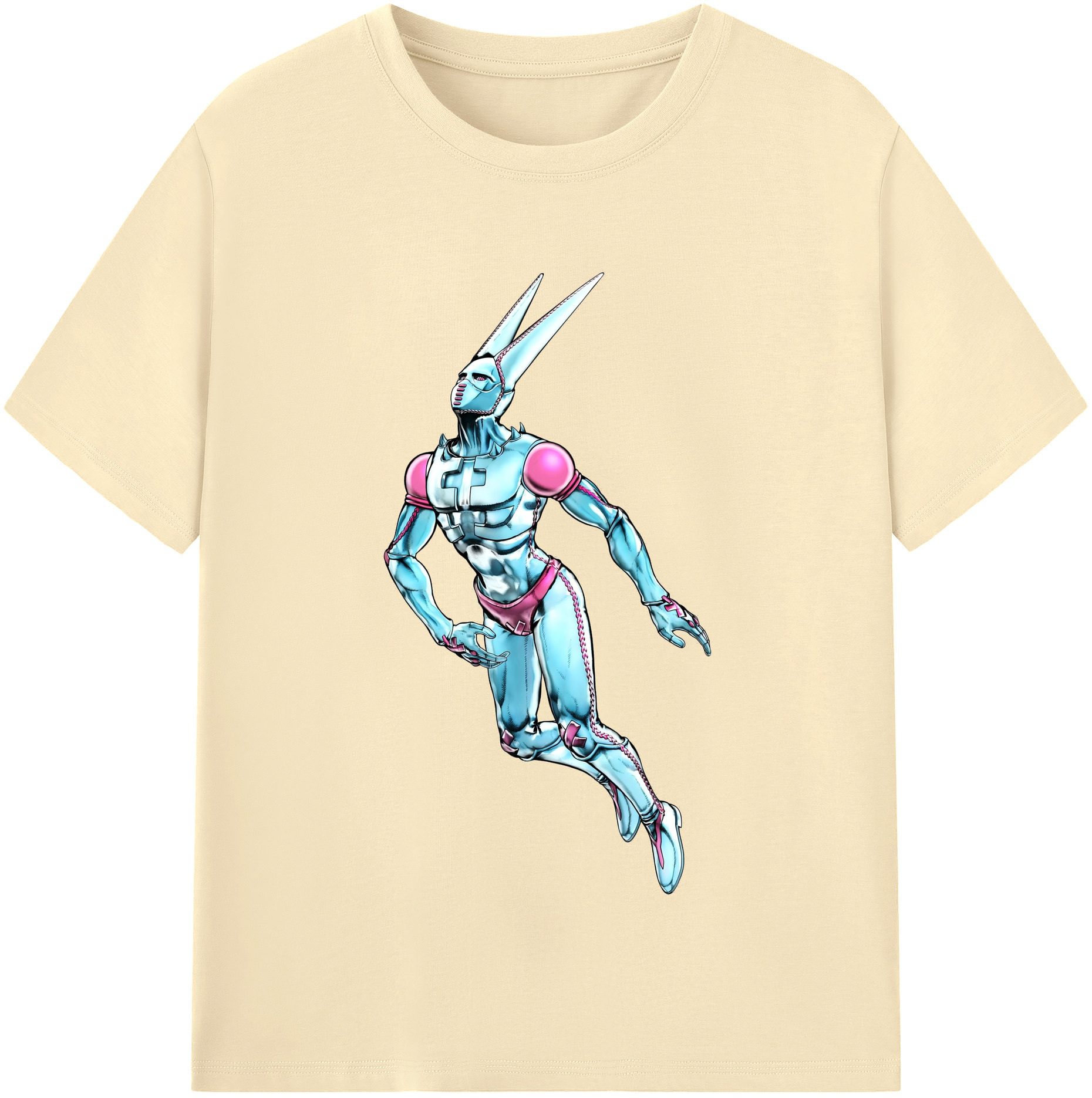（画像用） ジョジョの奇妙な冒険 JoJo's Bizarre Adventure 綿100％半袖Tシャツ（フロントプリント）