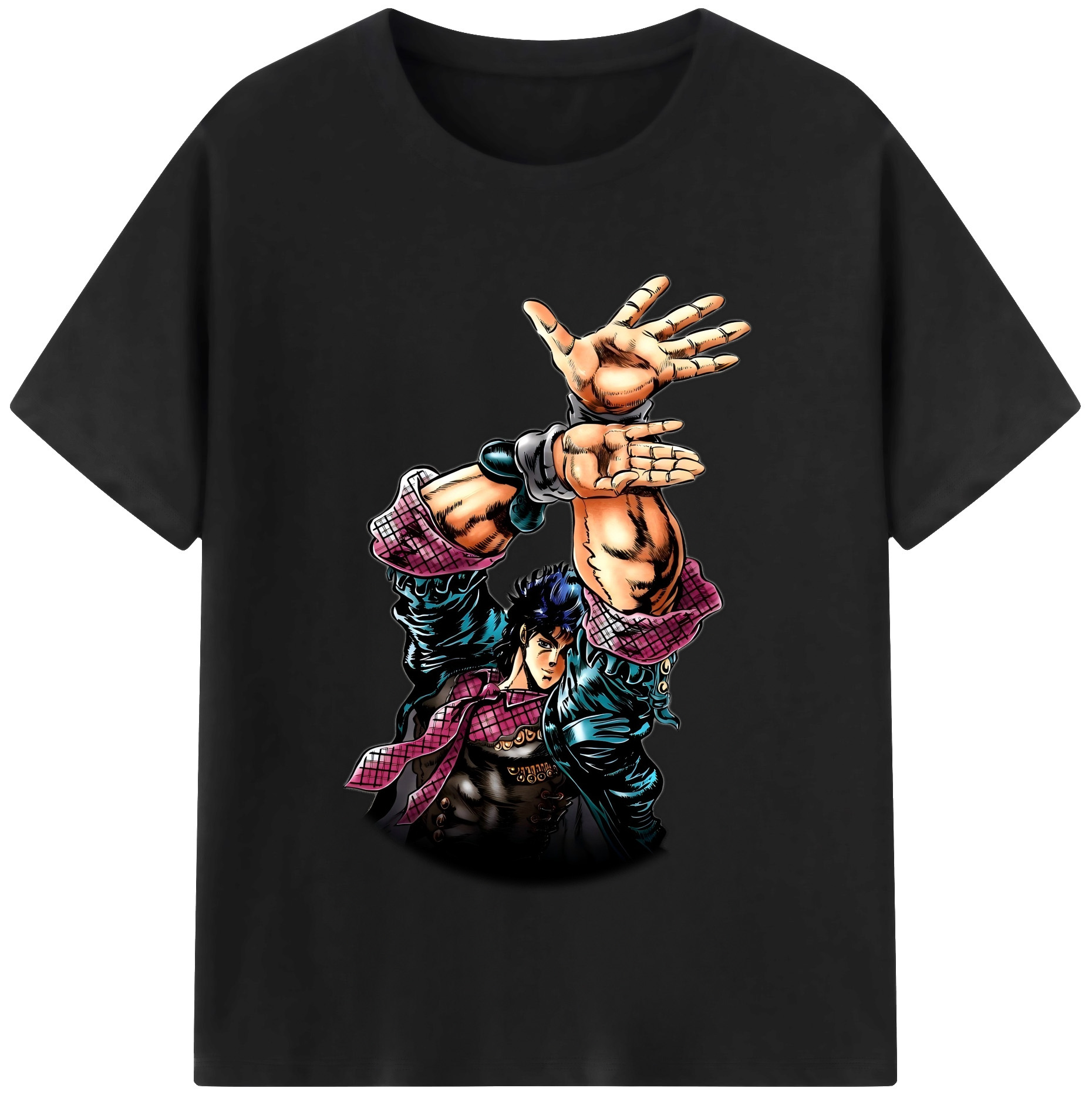 （画像用） ジョジョの奇妙な冒険 /ジョナサン?ジョースター JoJo's Bizarre Adventure Jonathan Joestar 綿100％半袖Tシャツ（フロントプリント）
