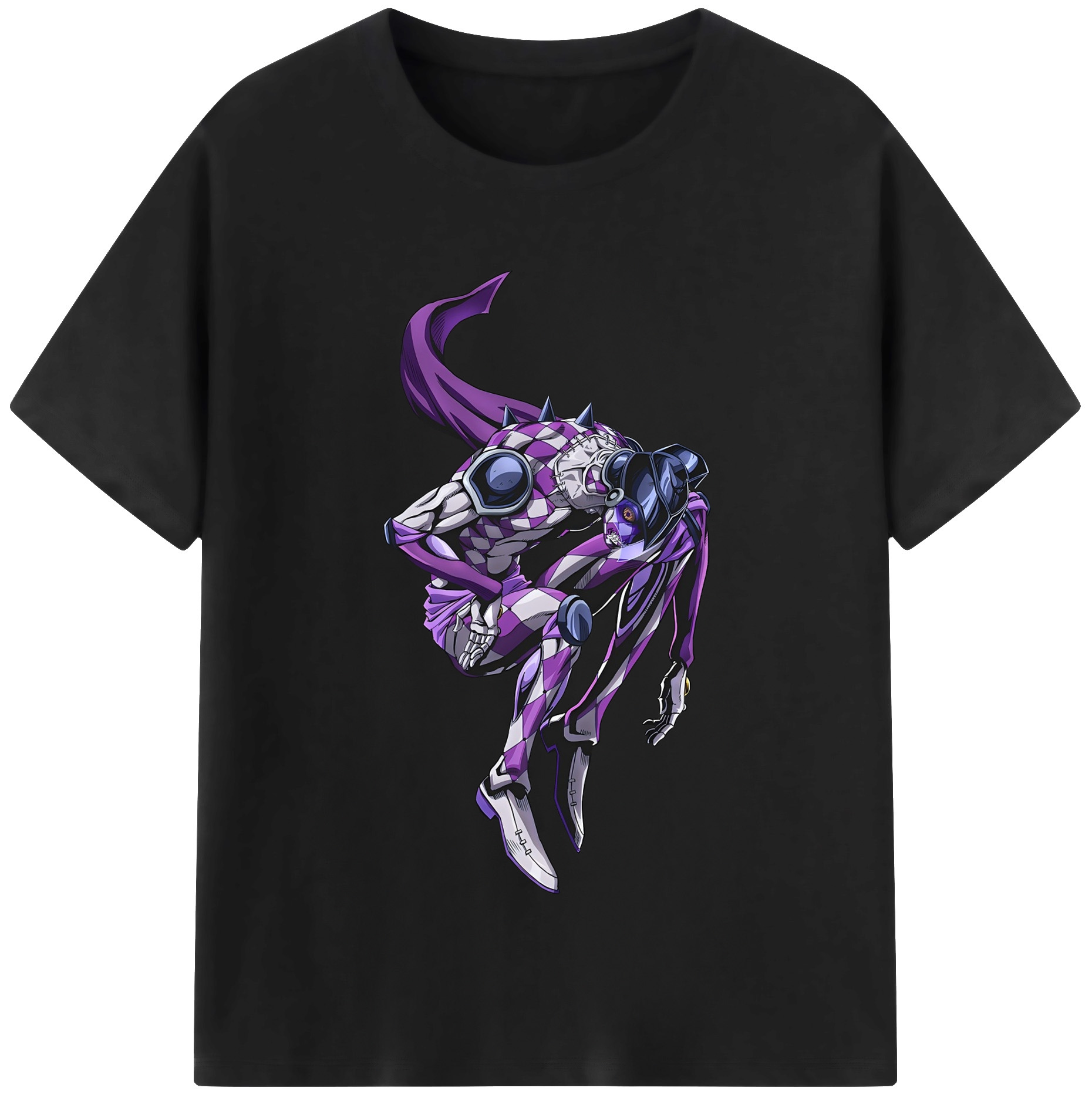 （画像用） ジョジョの奇妙な冒険 パンナコッタ?フー JoJo's Bizarre Adventure Pannacotta Fugo 綿100％半袖Tシャツ（フロントプリント）