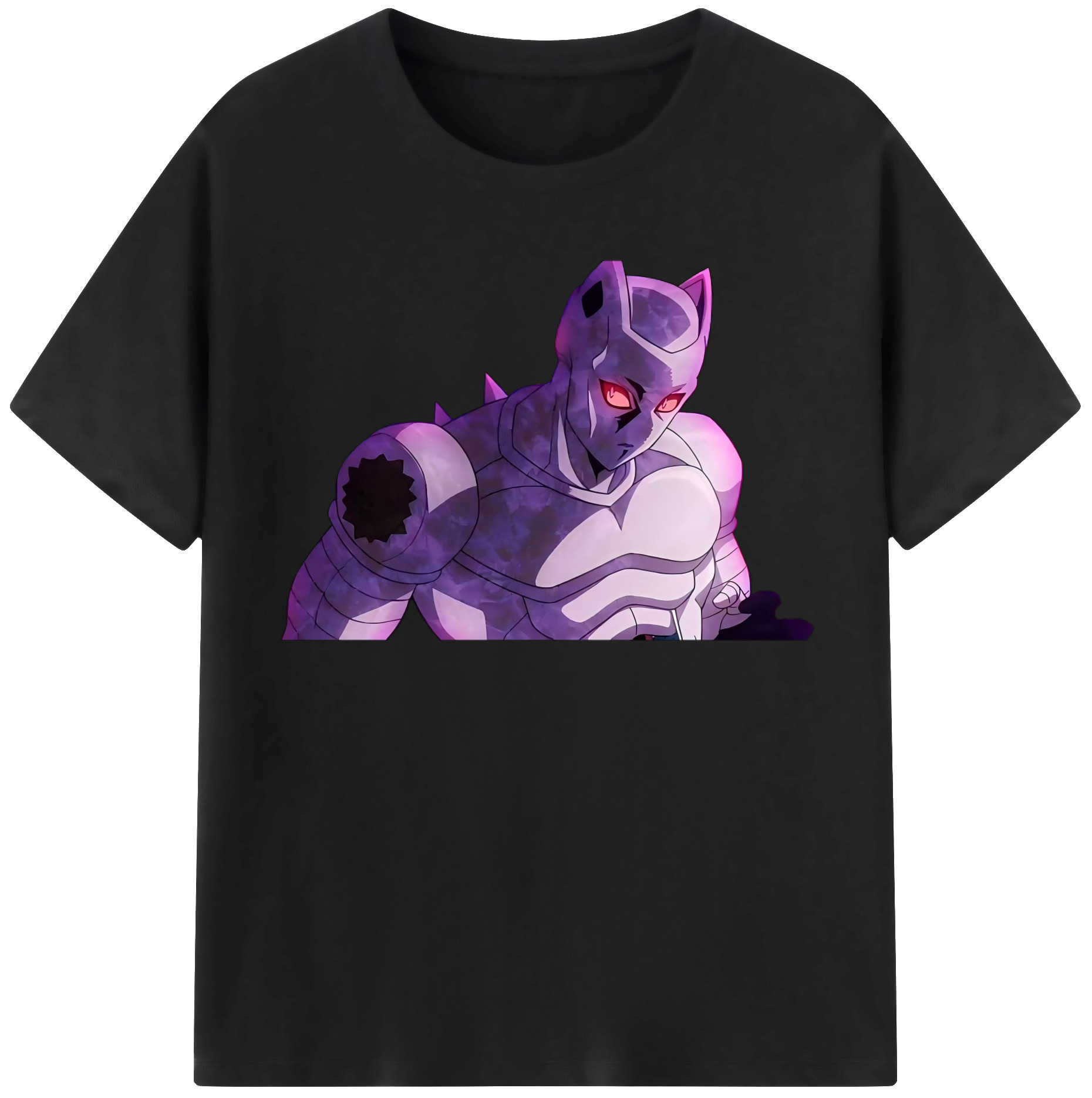 （画像用） ジョジョの奇妙な冒険 きら よしかげ JoJo's Bizarre Adventure Kira Yoshikage 綿100％半袖Tシャツ（フロントプリント）