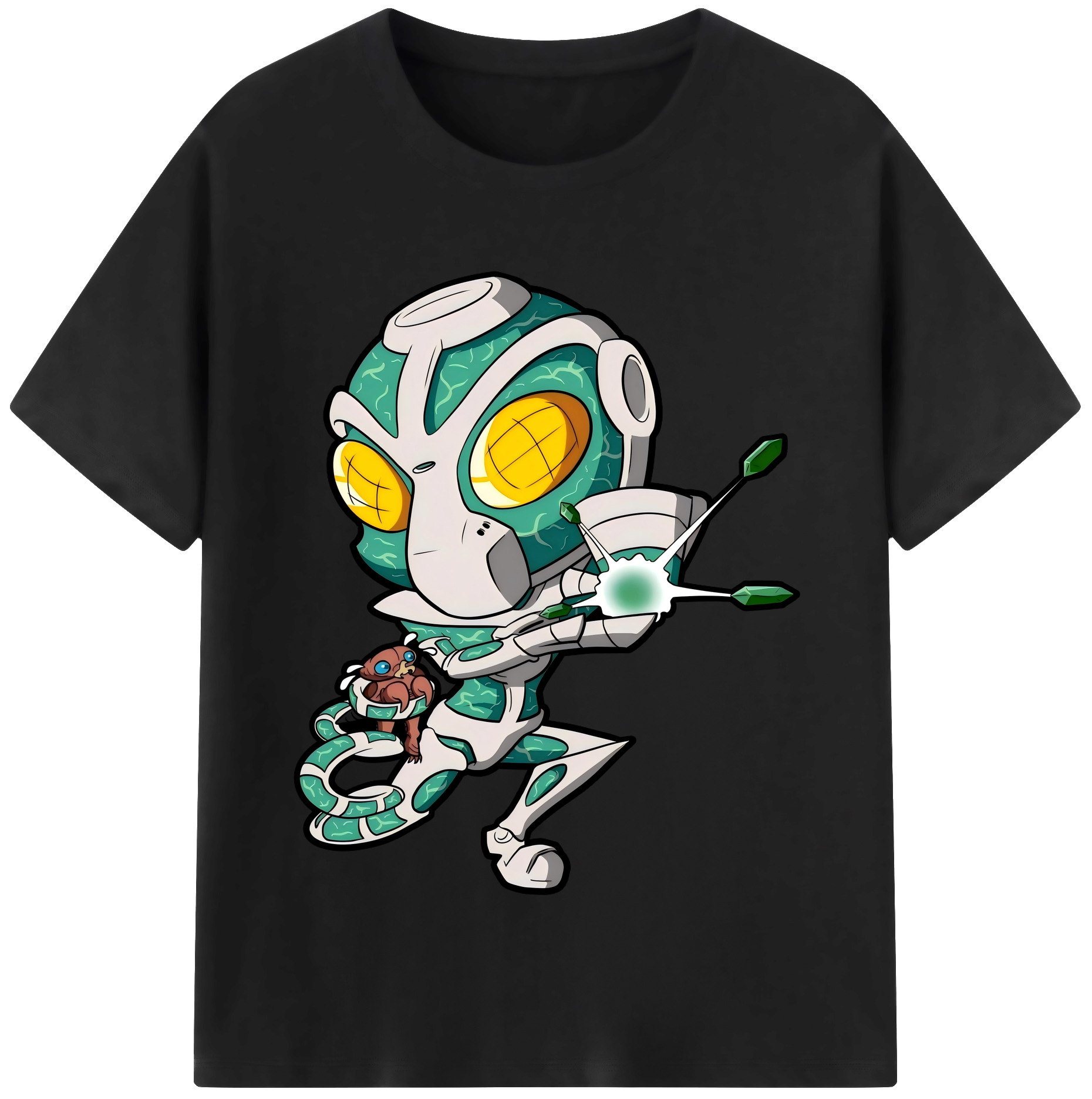 （画像用） ジョジョの奇妙な冒険 花京院 典明（かきょういん のりあき） JoJo's Bizarre Adventure Kakyoin Noriaki 綿100％半袖Tシャツ（フロントプリント）