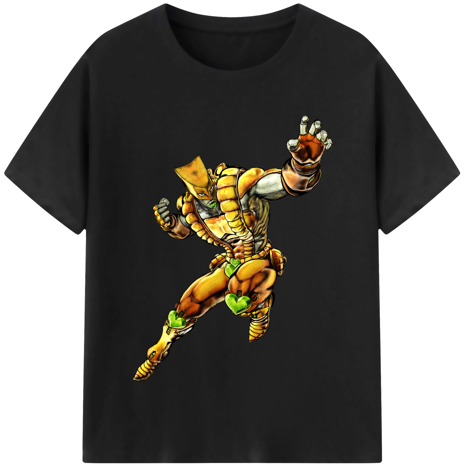 （画像用） ジョジョの奇妙な冒険 ディオ?ブランドー JoJo's Bizarre Adventure Dio Brando 綿100％半袖Tシャツ（フロントプリント）