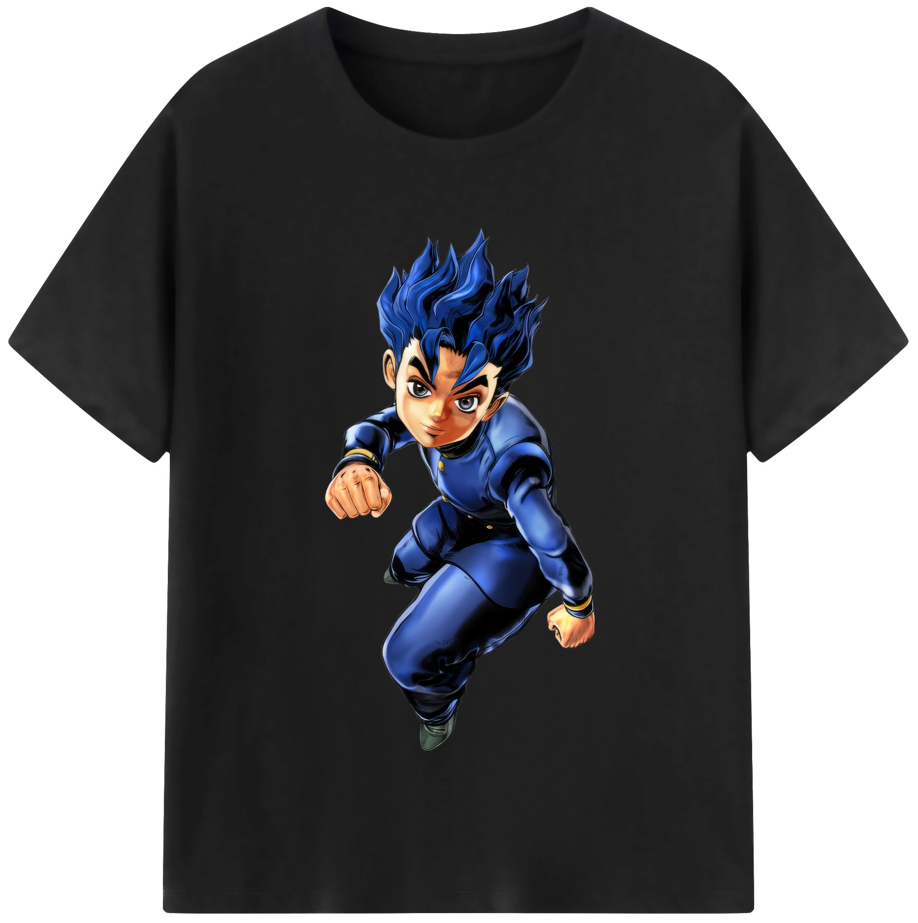 （画像用） ジョジョの奇妙な冒険 広瀨康一 JoJo's Bizarre Adventure Hirose Koichi 綿100％半袖Tシャツ（フロントプリント）